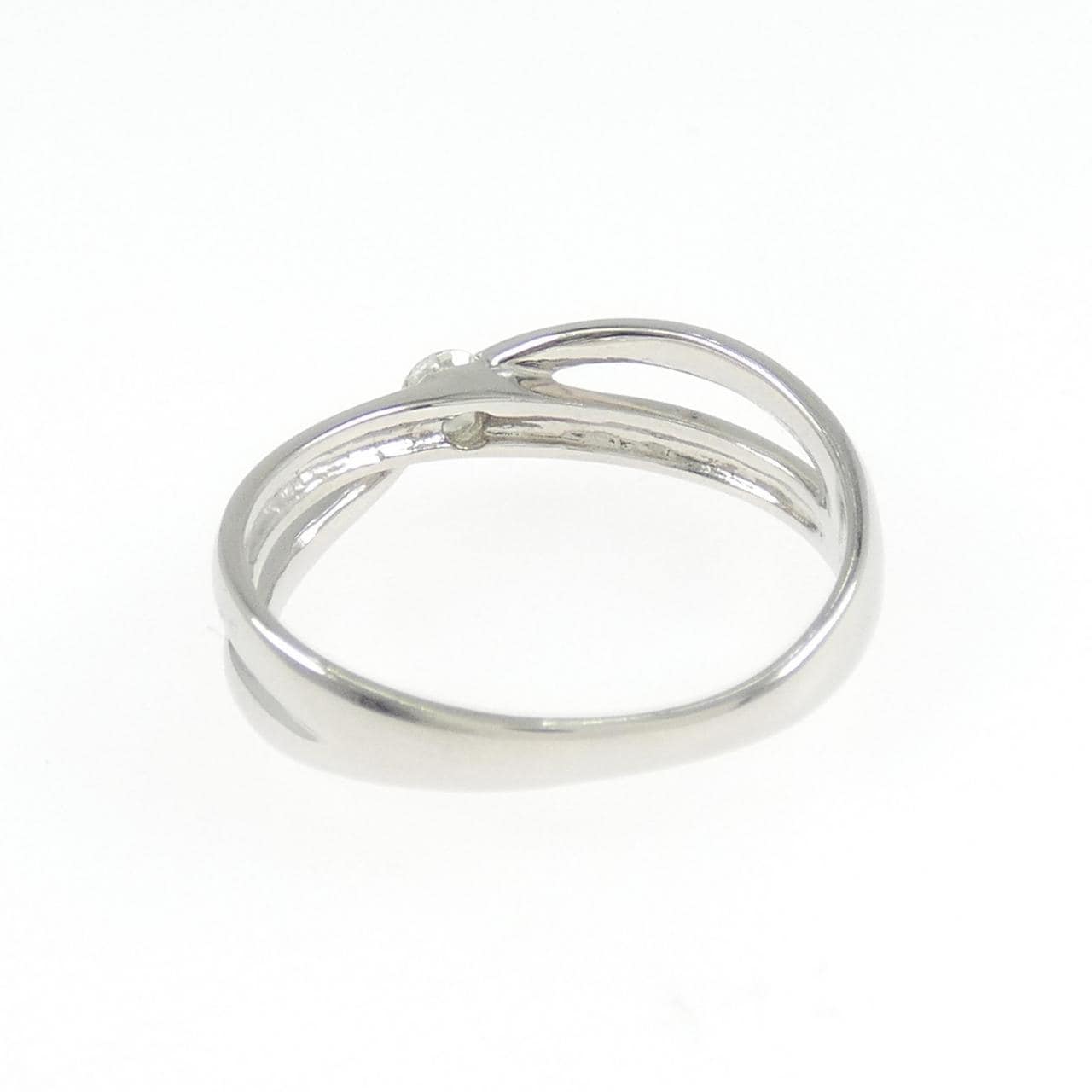 PT900 ソリティア ダイヤモンド リング 0.10CT