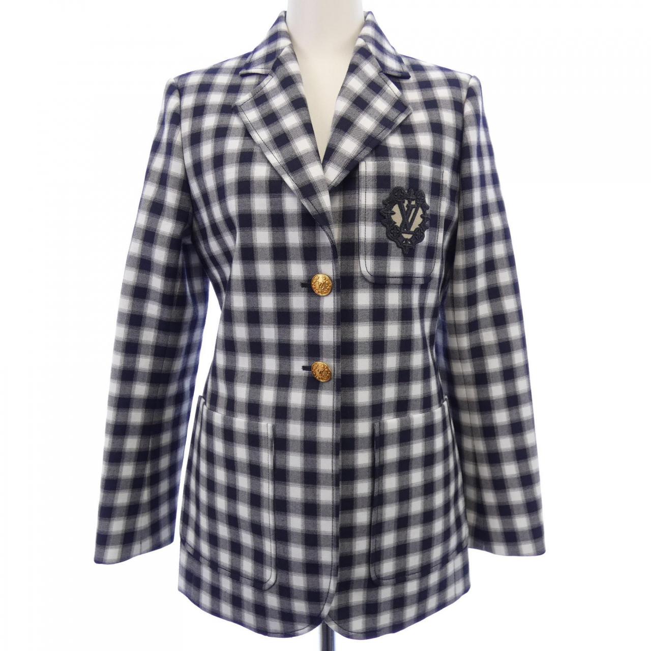 ルイヴィトン LOUIS VUITTON ヴィシーチェックプレッピーブレザー FPVB01012 ジャケット