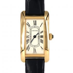 カルティエ タンクアメリカンSM YG WGTA0299 YG クォーツ