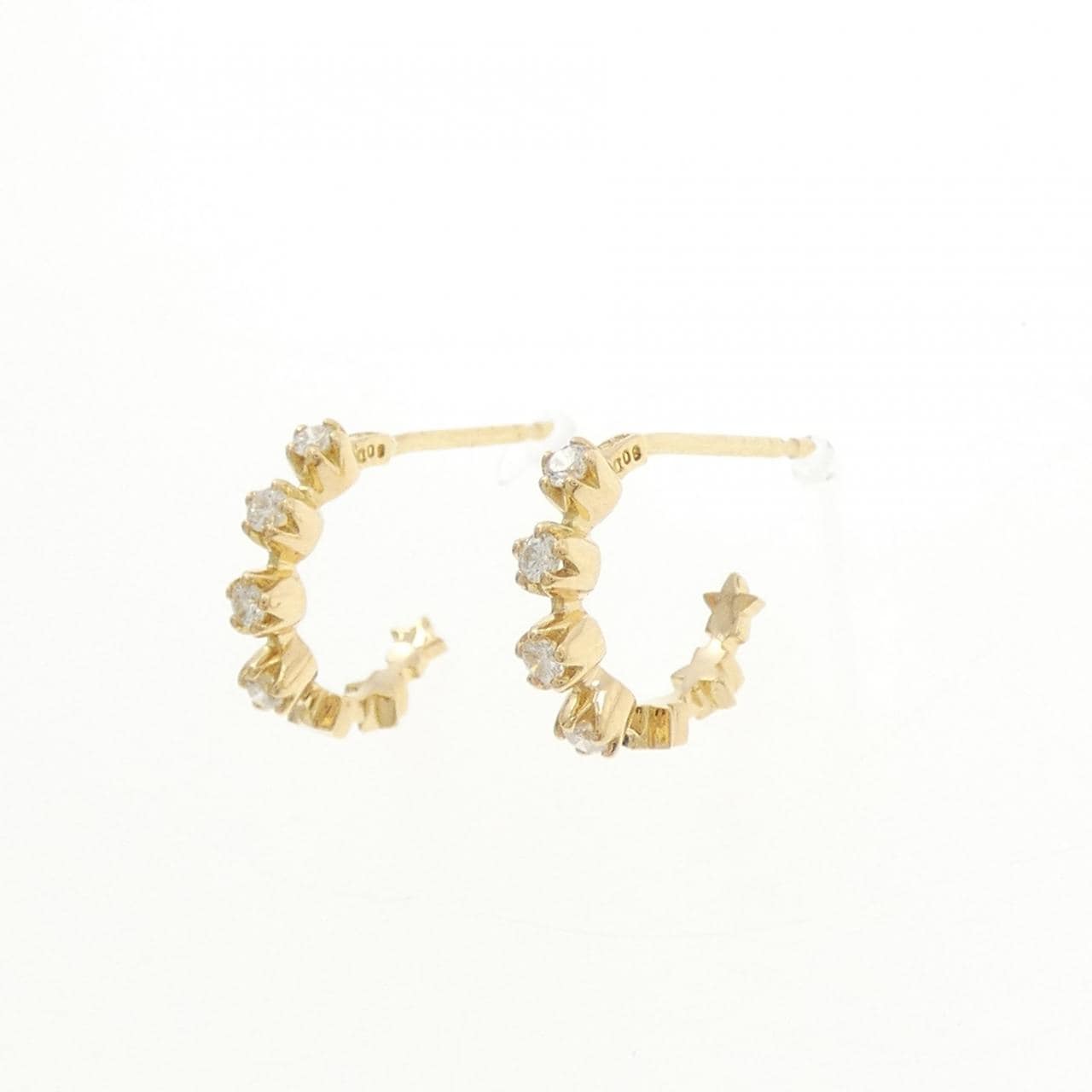 スタージュエリー ダイヤモンド ピアス 0.16CT