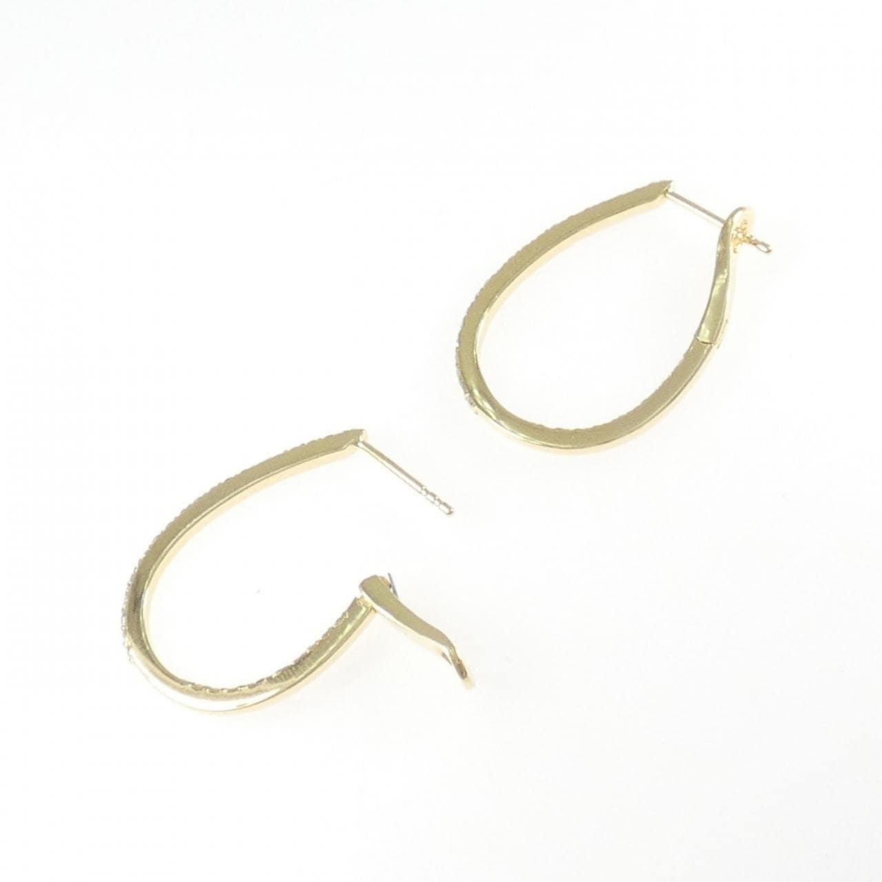 K18YG ダイヤモンド ピアス 0.60CT