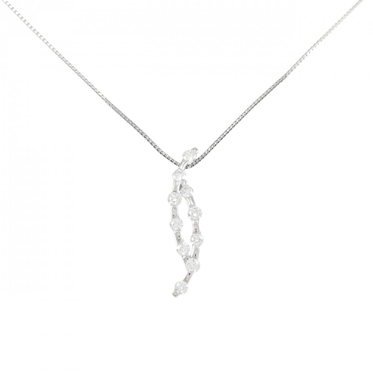 PT900/PT850 ダイヤモンド ネックレス 0.50CT