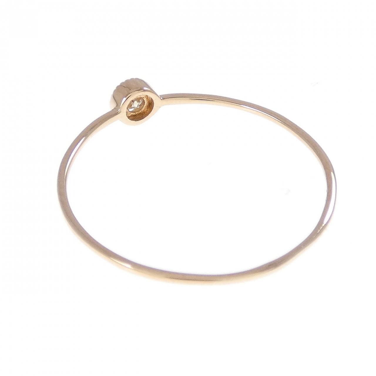 K18PG ダイヤモンド リング 0.03CT
