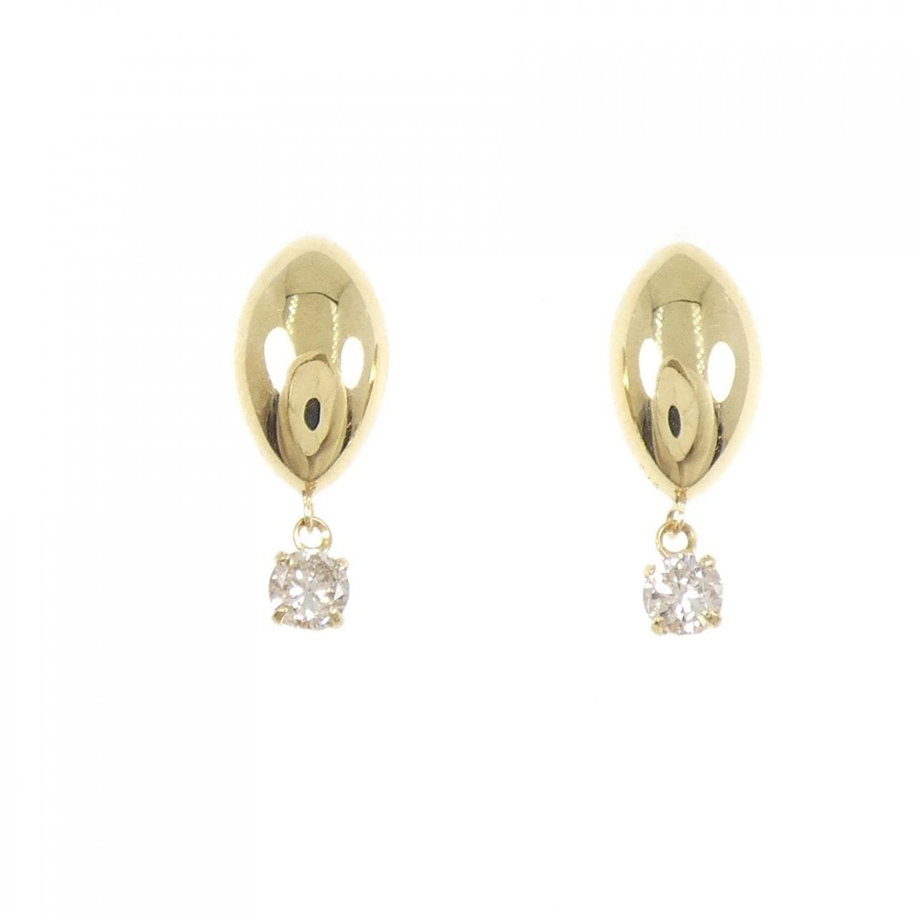 K18YG ダイヤモンド ピアス 0.20CT