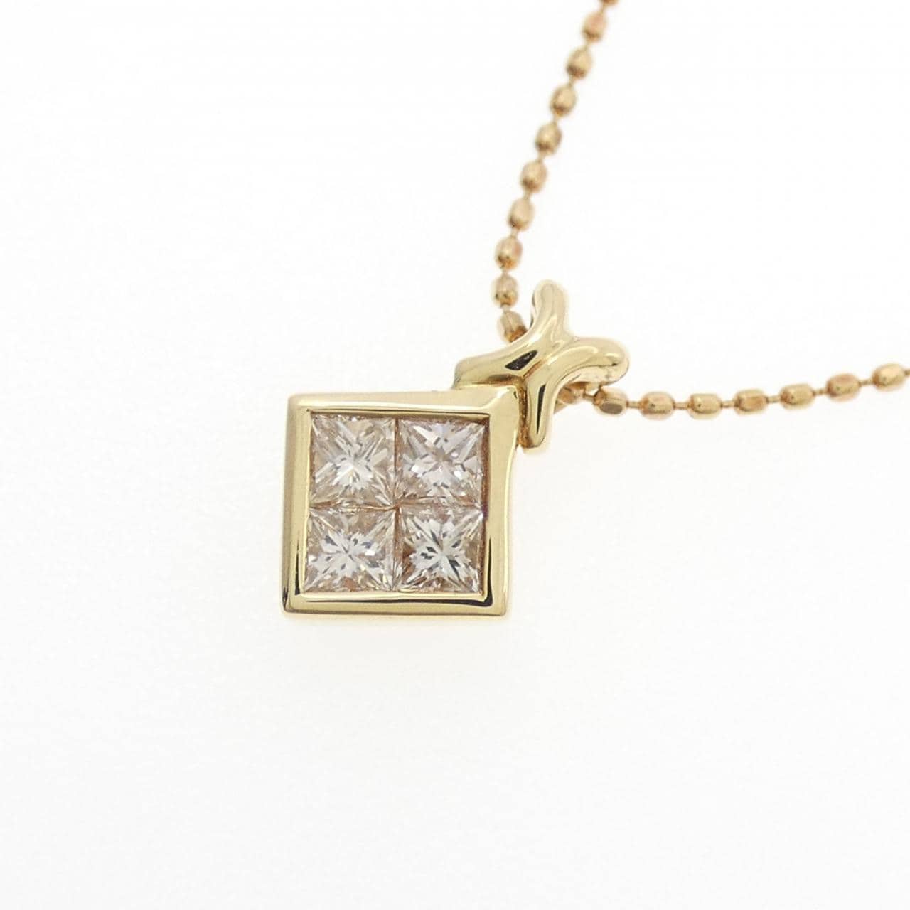 K18YG ダイヤモンド ネックレス 0.30CT