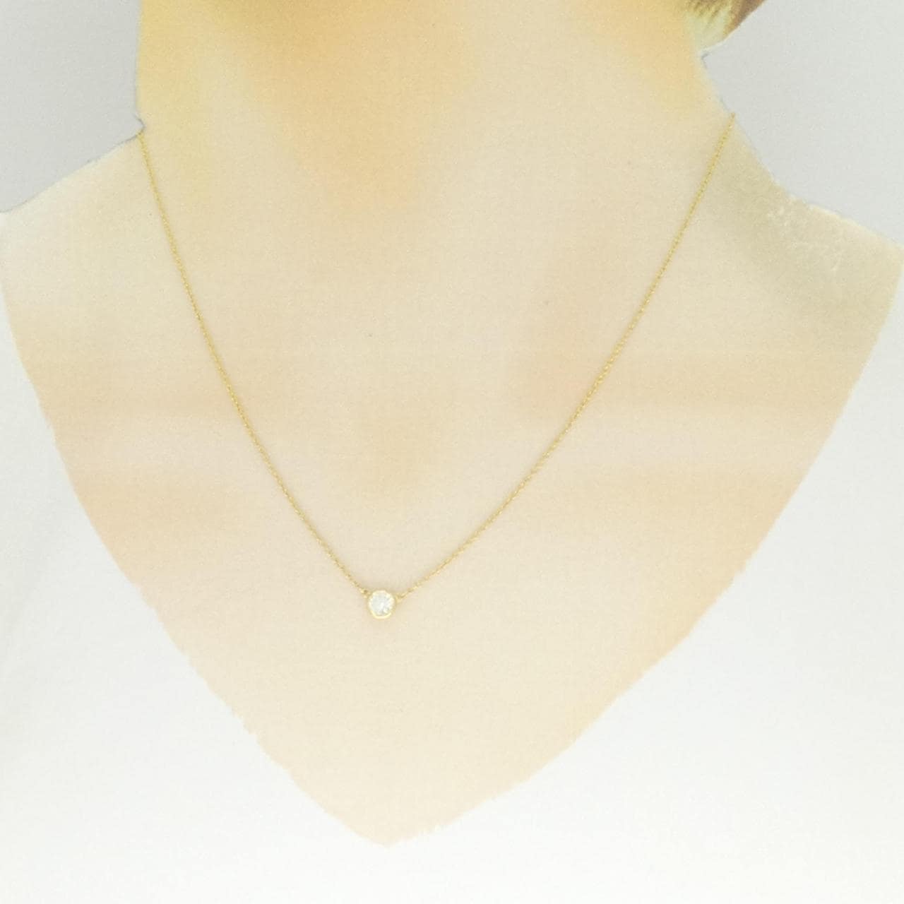 ティファニー バイザヤード ネックレス 0.29CT H VVS2 3EXT
