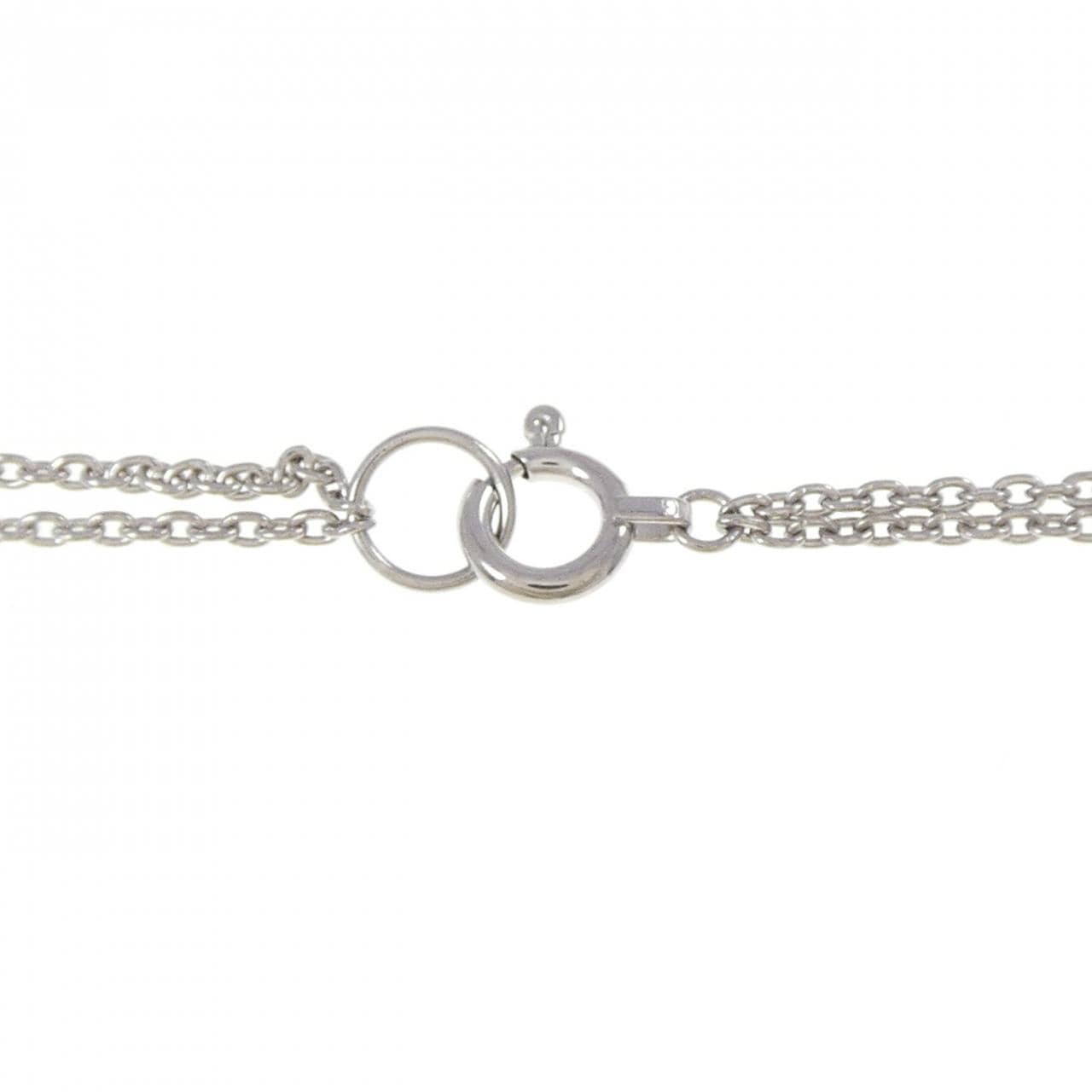 K18WG ダイヤモンド ネックレス 1.06CT
