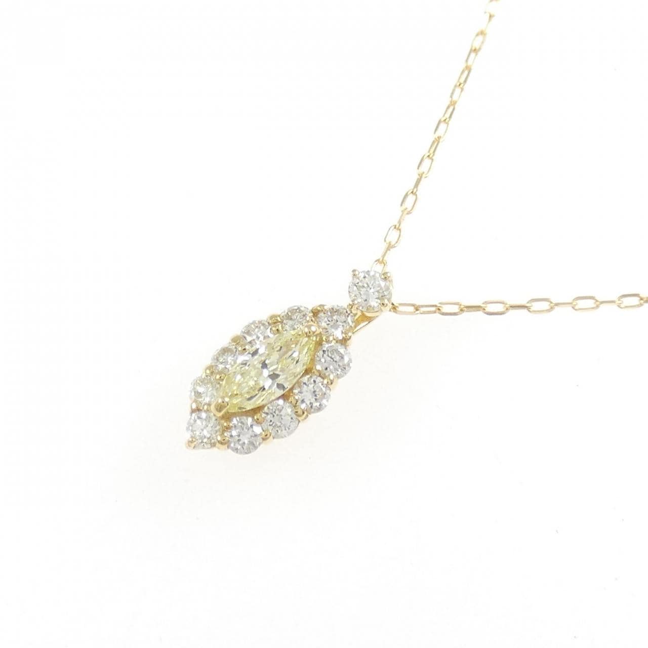 【新品】K18YG ダイヤモンド ネックレス 0.30CT
