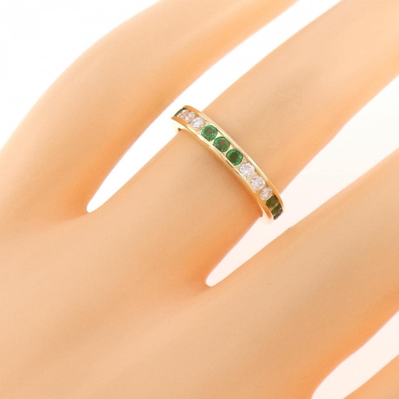 ミキモト エメラルド リング 0.30CT
