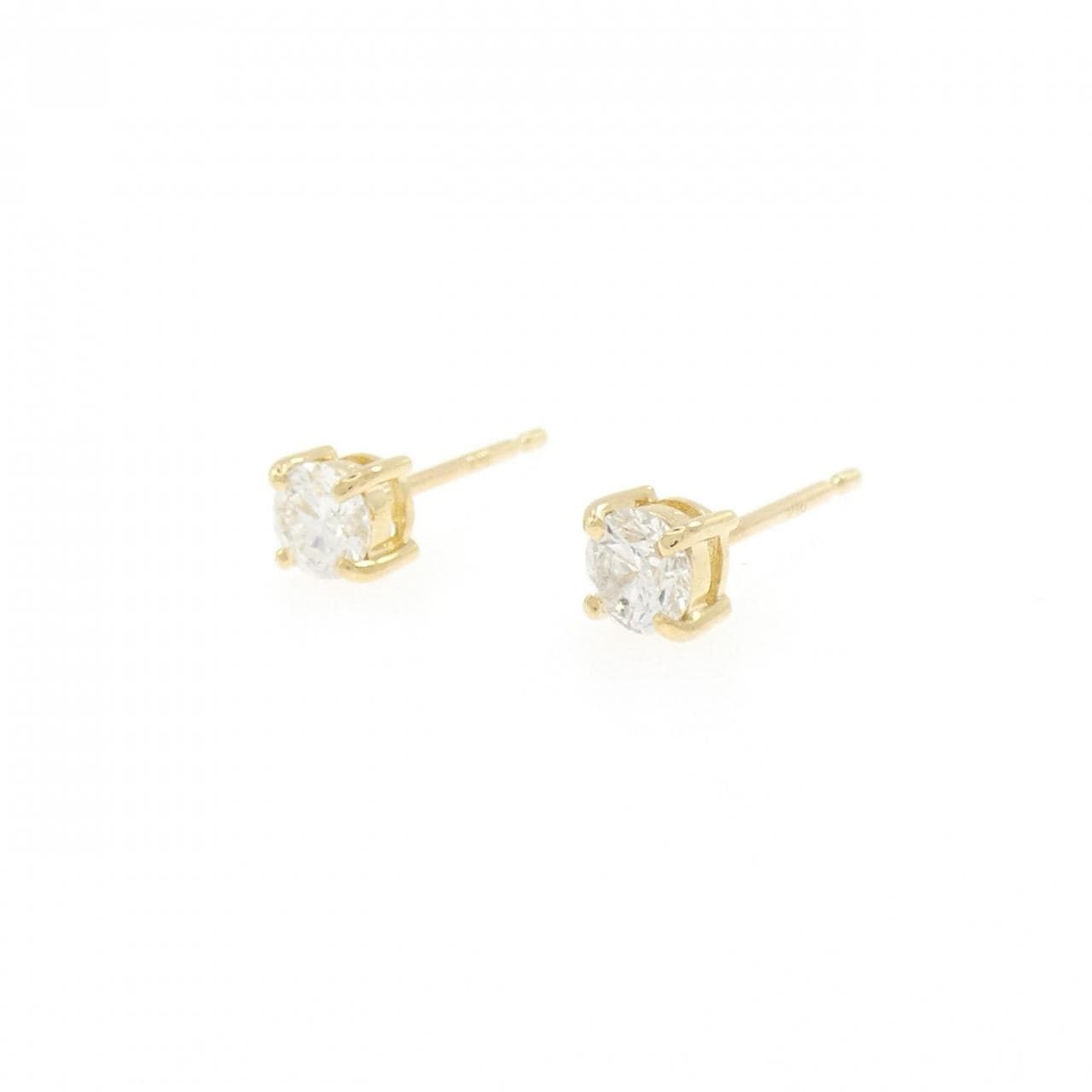 K18YG ダイヤモンド ピアス 0.651CT