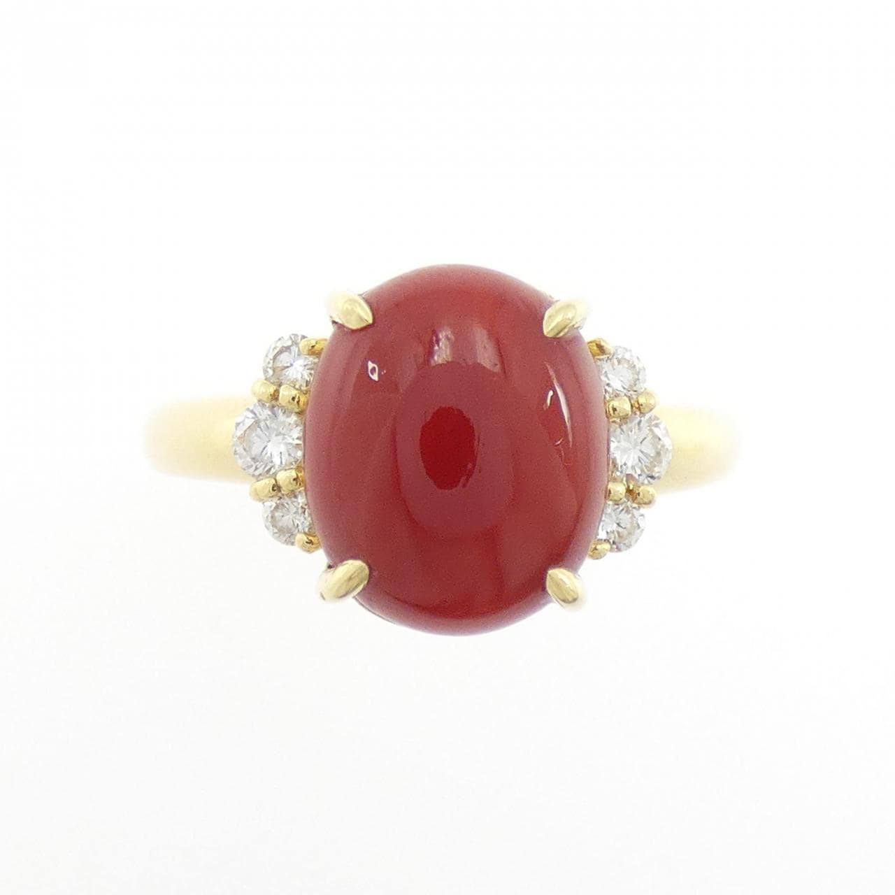 K18YG サンゴ リング