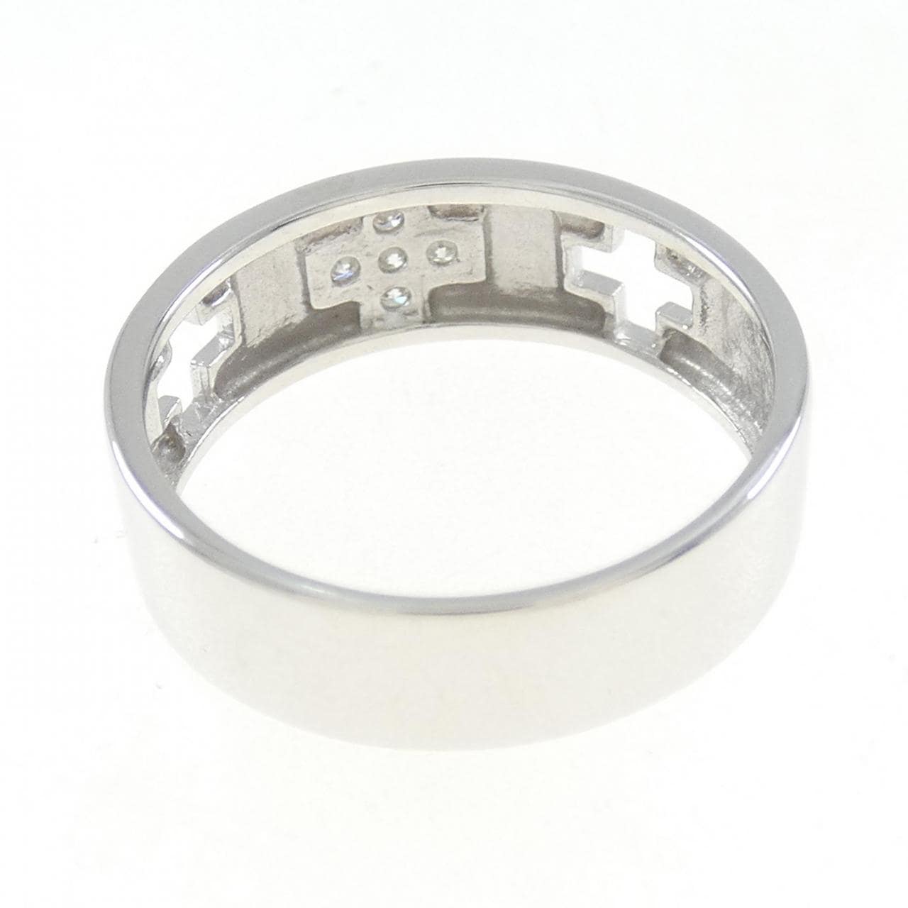 K18WG ダイヤモンド リング 0.06CT