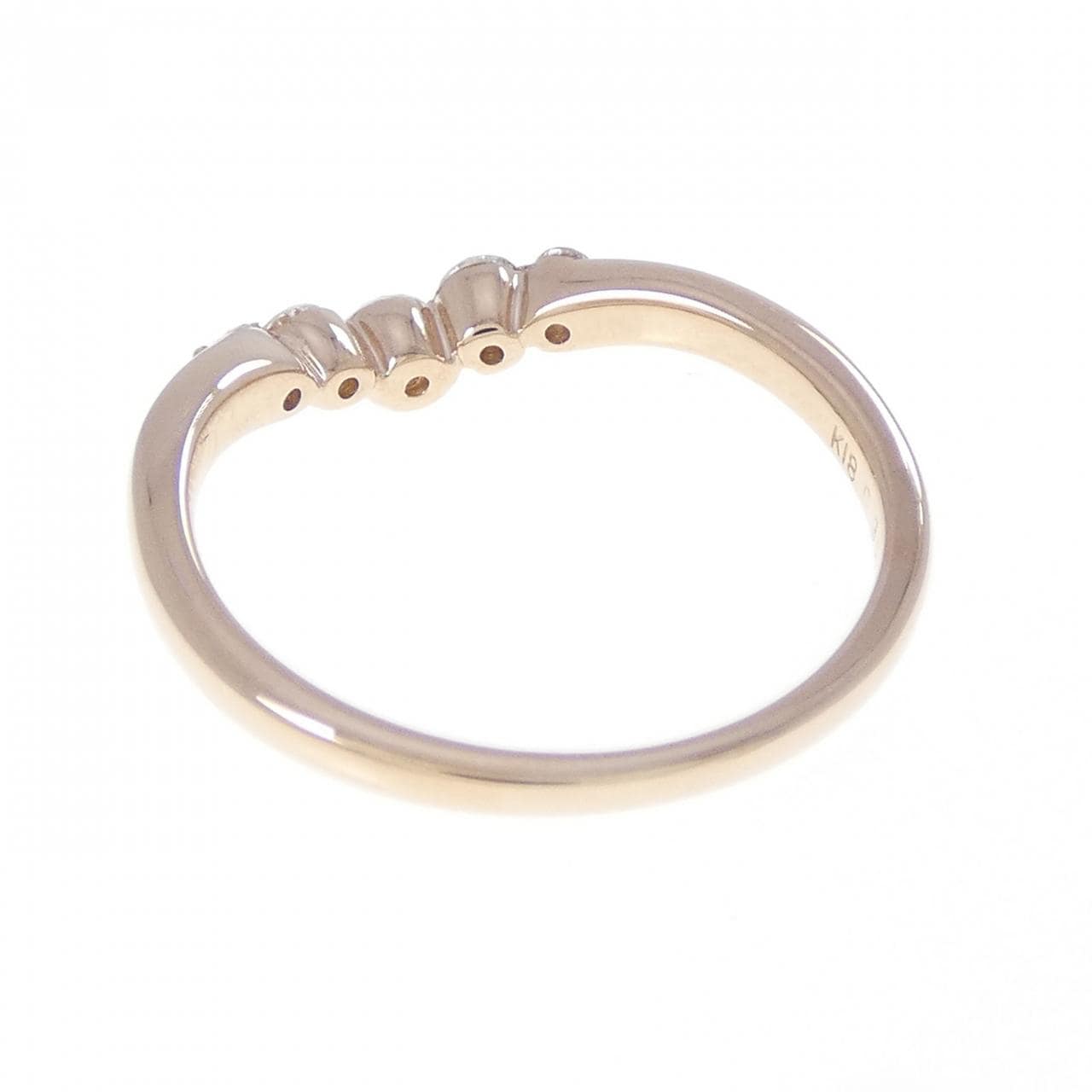 K18PG ダイヤモンド リング 0.30CT