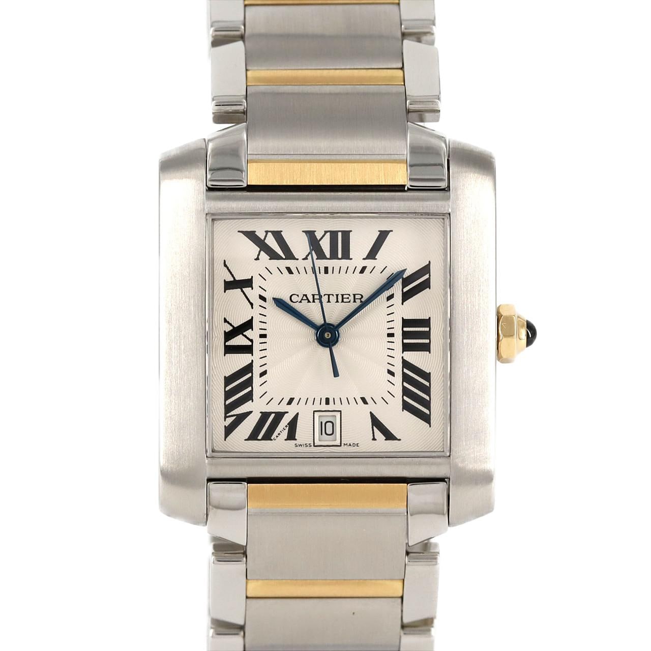 Cartier Tank Française LM combination W51005Q4 SSxYG Automatic