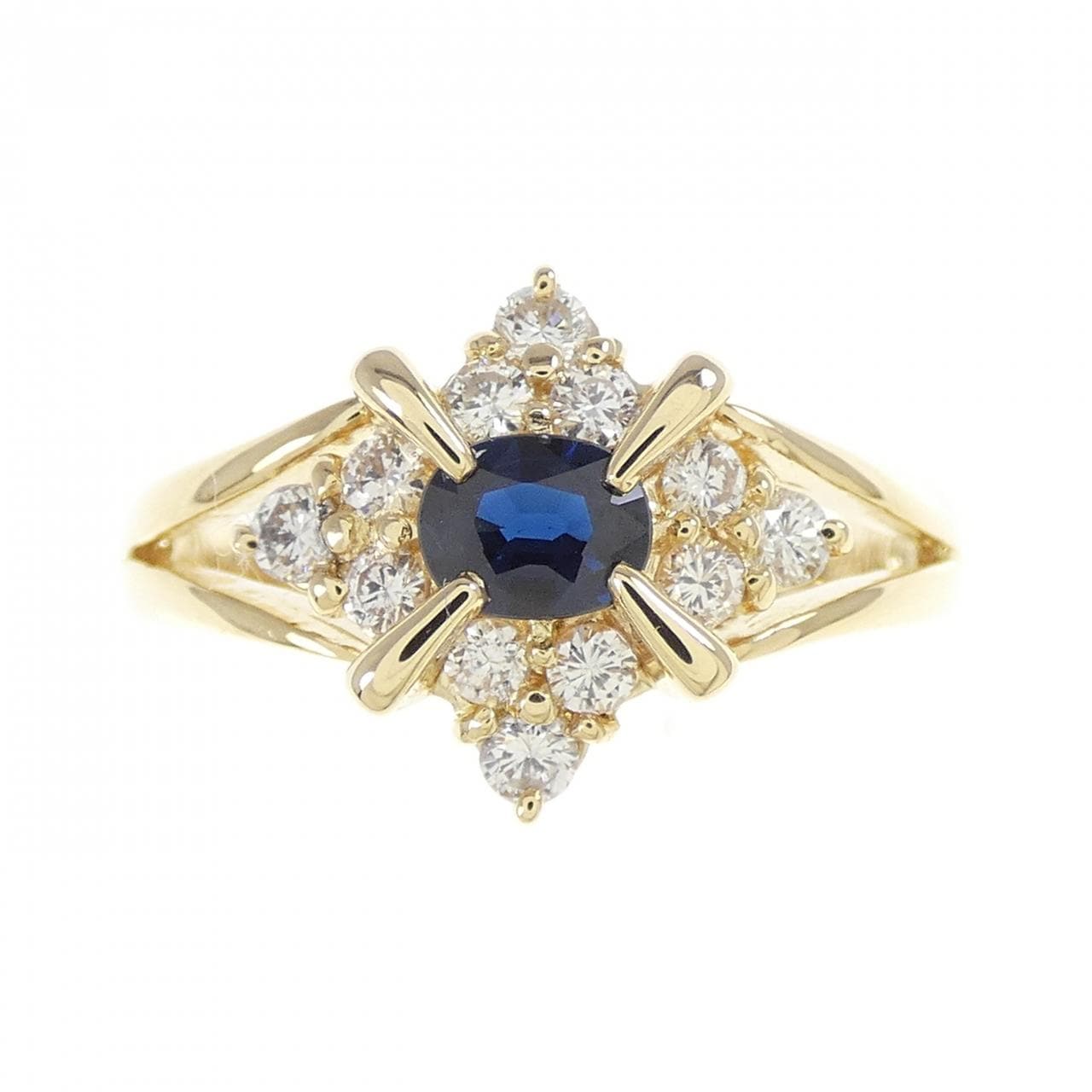 750YG蓝宝石戒指0.31CT