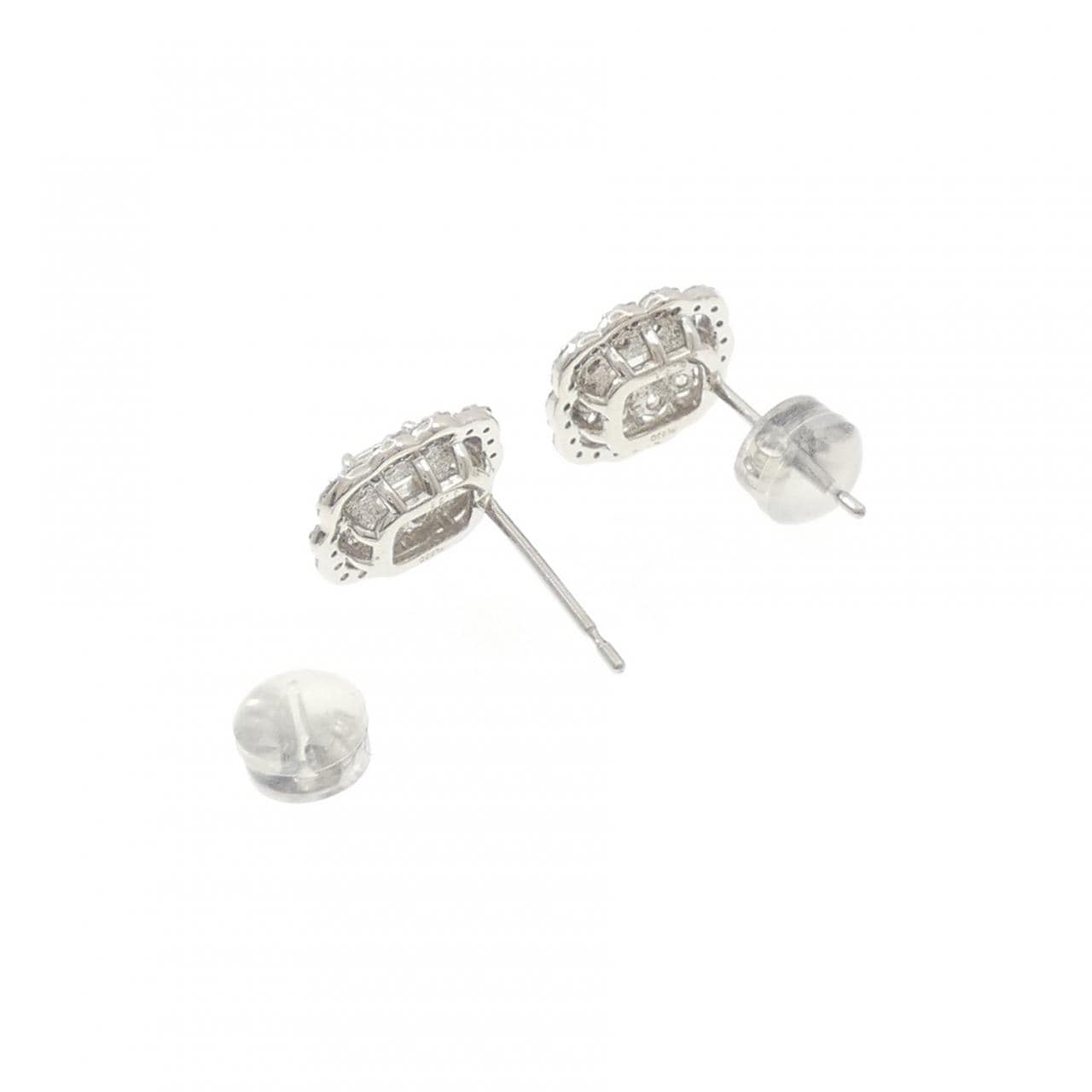 PT950/PT900 ダイヤモンド ピアス 1.02CT