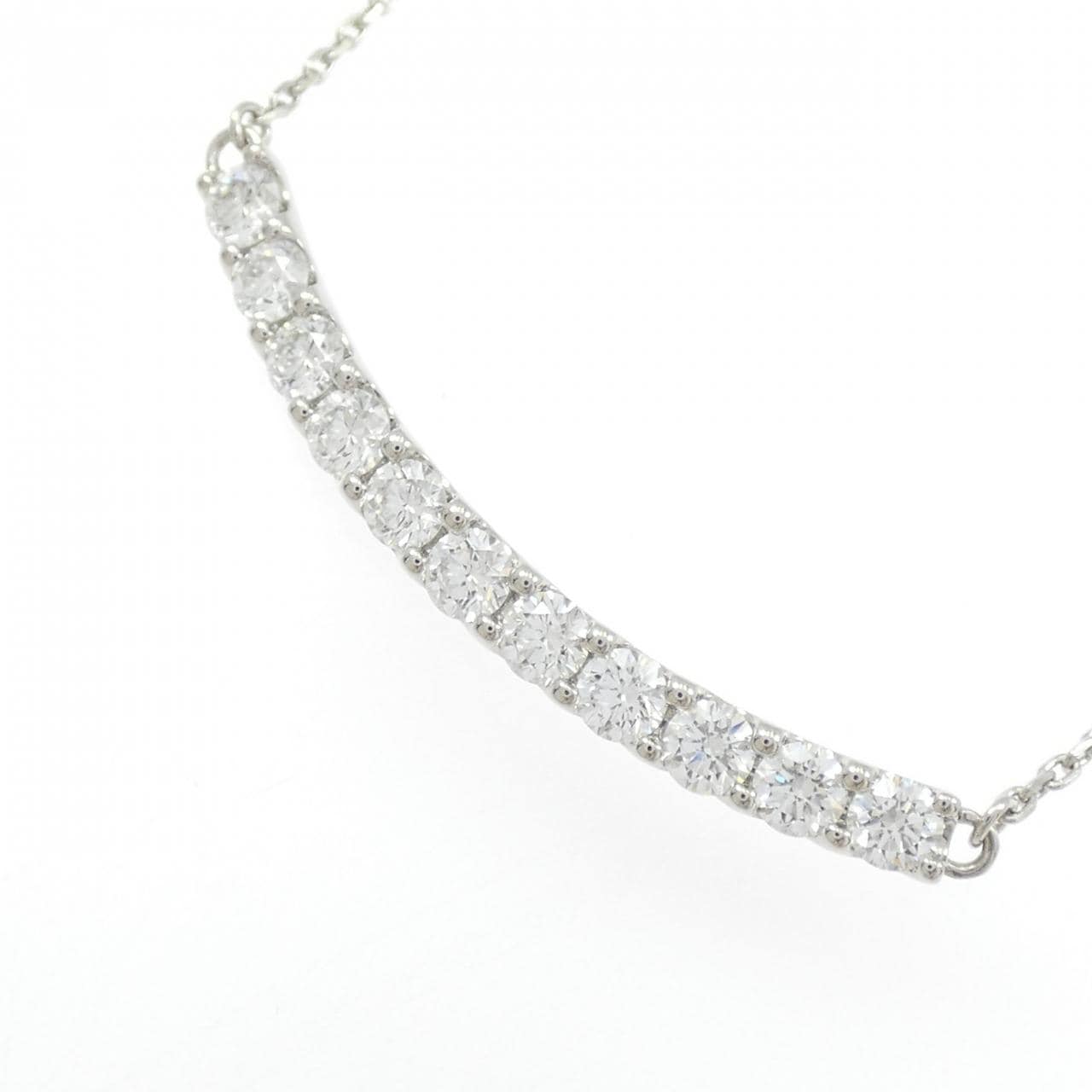 【新品】PT900/PT850 ダイヤモンド ネックレス 1.037CT F VVS1-VS1 EXT