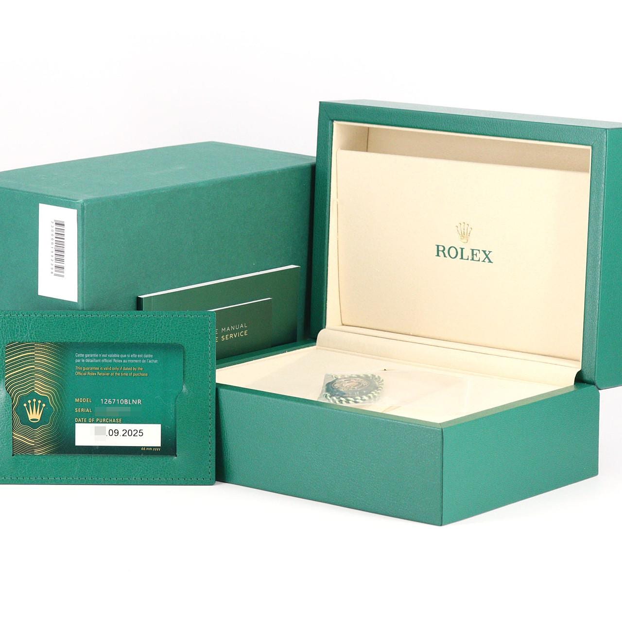 ロレックス GMTマスターⅡ 126710BLNR･3 SS 自動巻 ランダム番