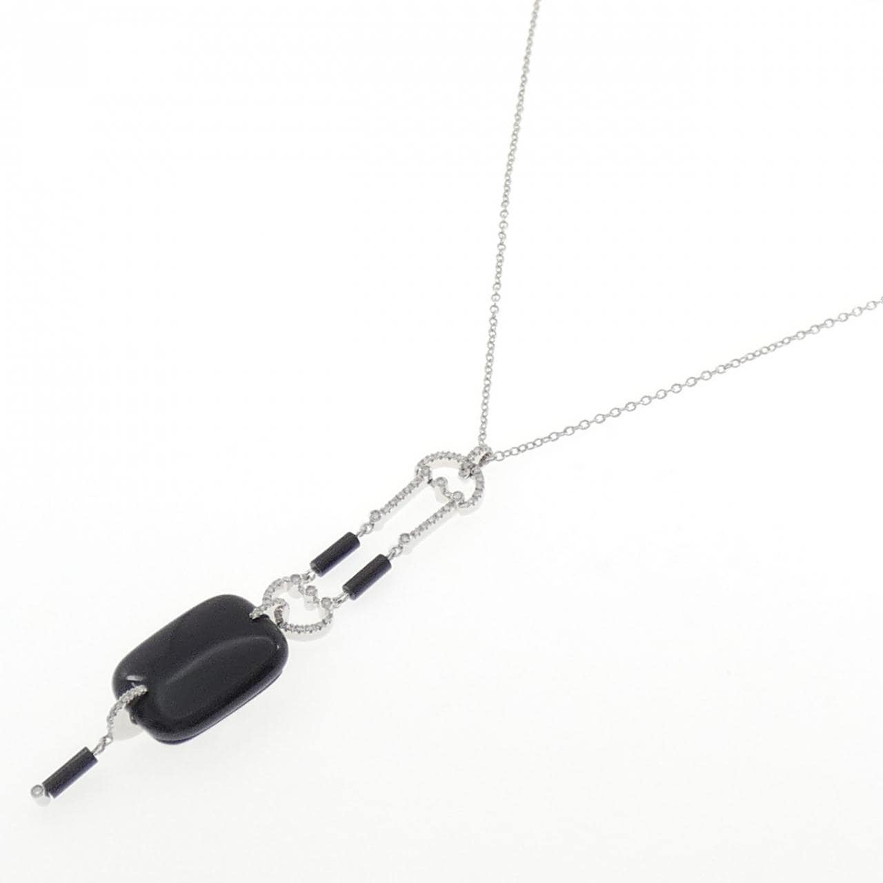 750WG カラーストーン ネックレス