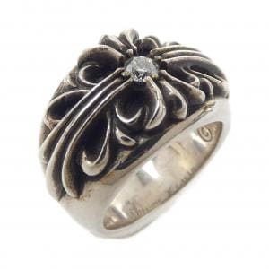 クロムハーツ CHROME HEARTS FLORAL CROSS DMND SNGL 207009009SLVXXX003 RING