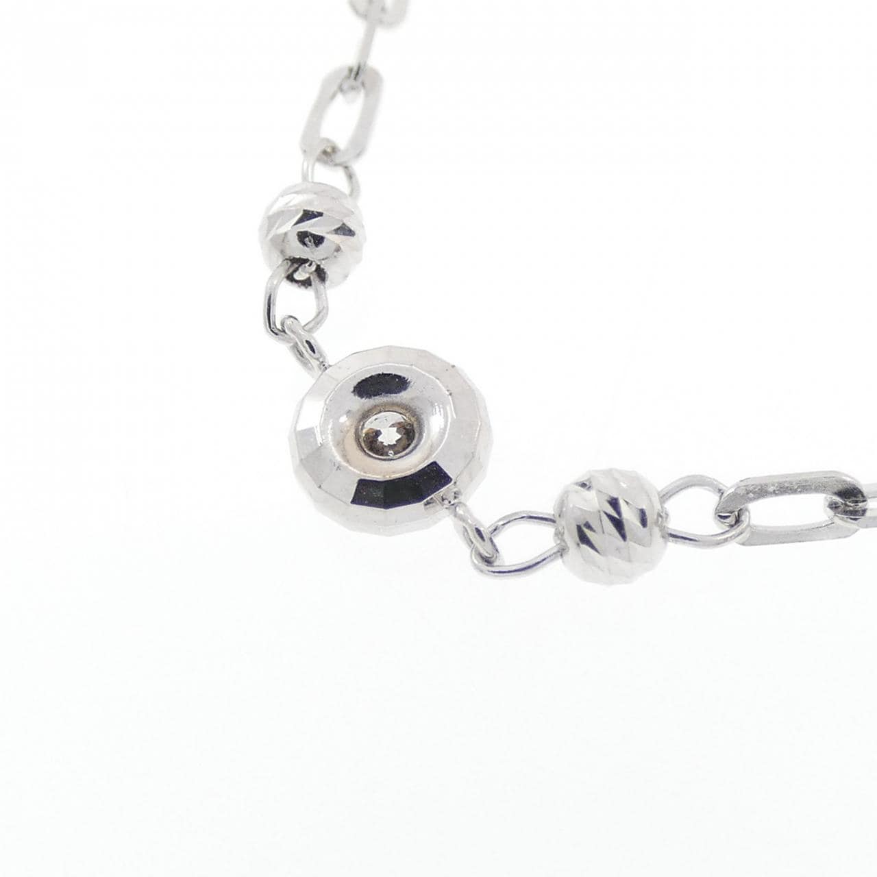 K18WG ダイヤモンド ネックレス 0.30CT