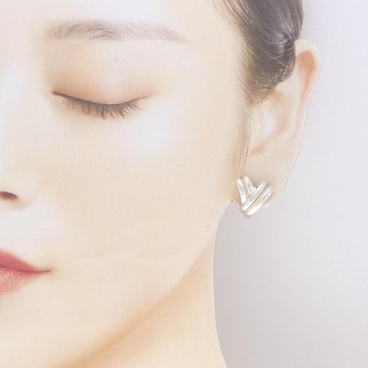 【ヴィンテージ】ティファニー 925/585YG ピアス