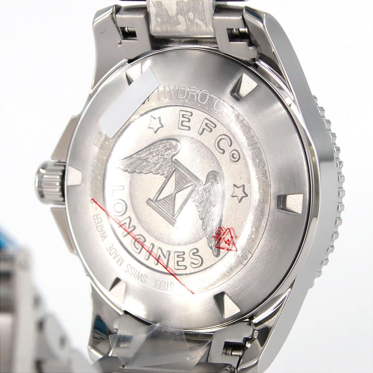 [新品] LONGINES Hydro Conquest L3.741.4.96.6 SS自動上弦