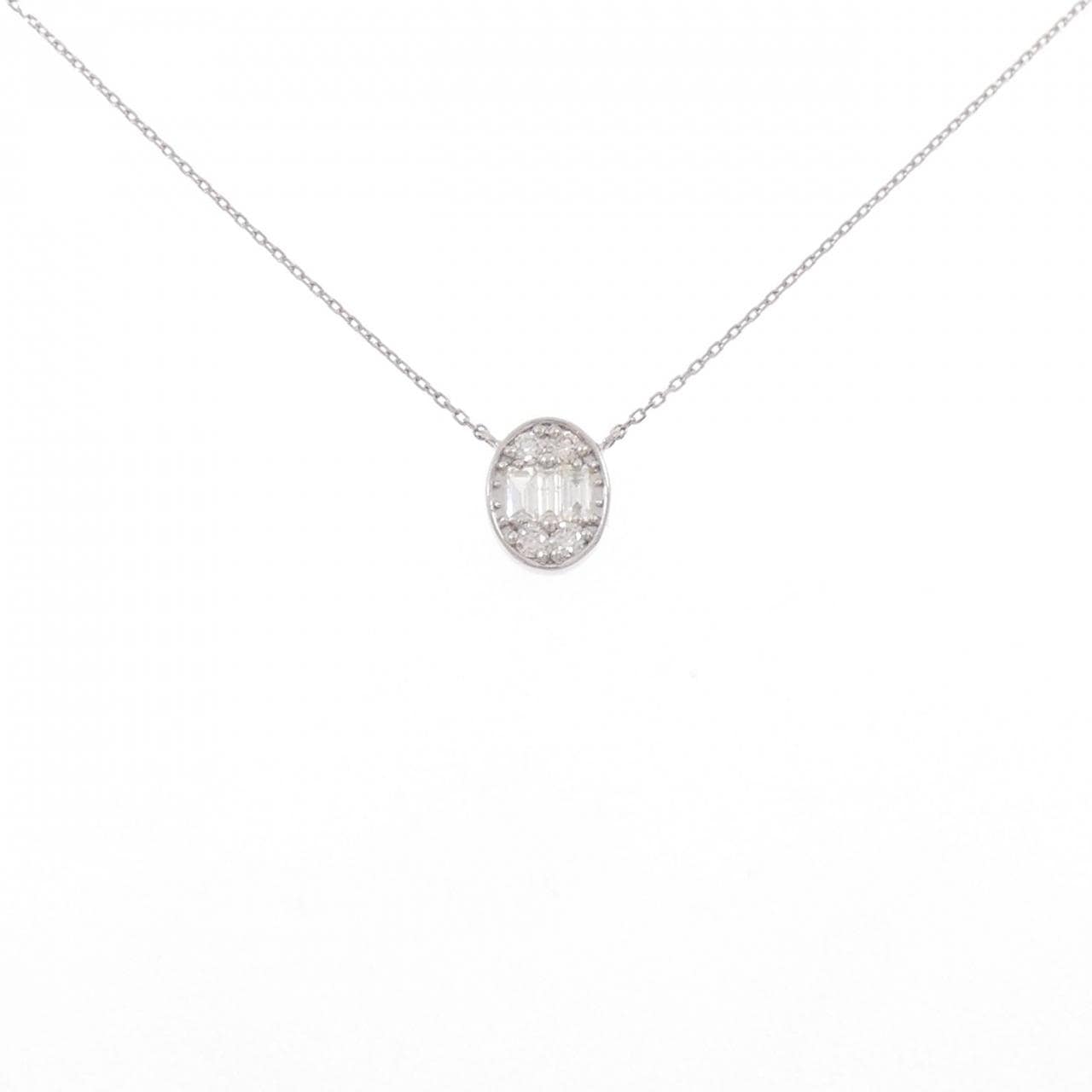 【新品】PT ダイヤモンド ネックレス 0.30CT
