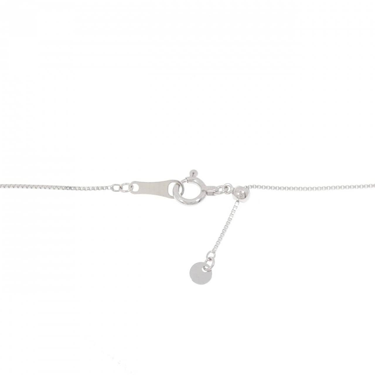 K14WG/K18WG クロス ダイヤモンド ネックレス 1.00CT