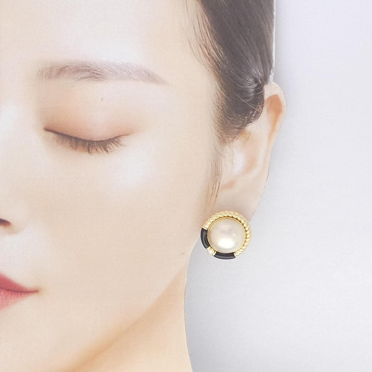 K18YG マベパール ピアス