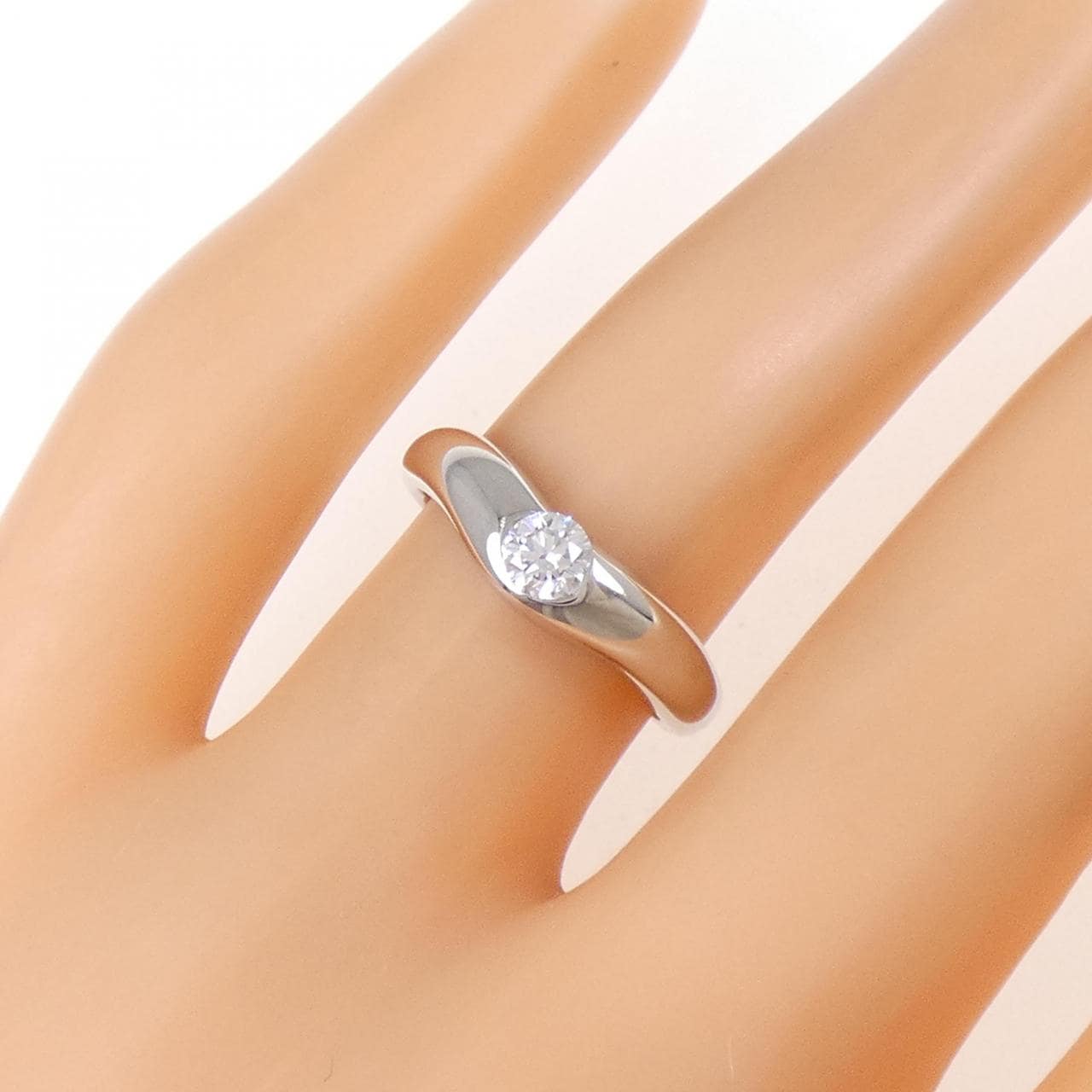 ティファニー カーブド リング