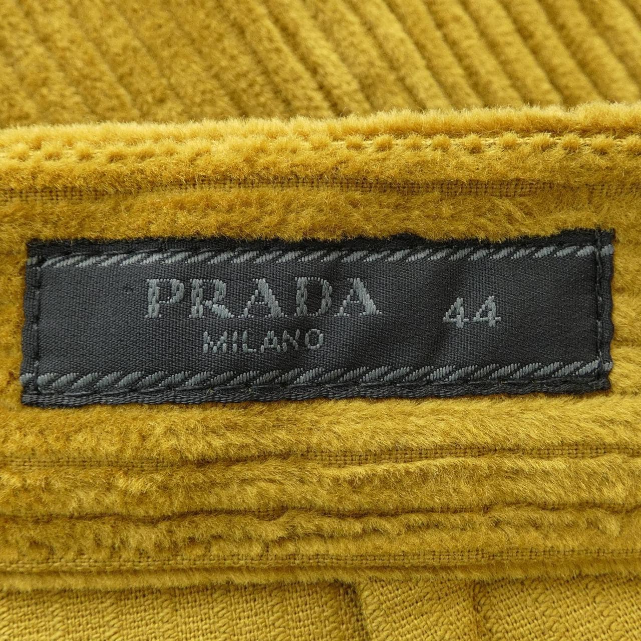 プラダ PRADA ピンウェールコーデュロイパンツ トライアングルロゴ SPH313 S232 13YO パンツ