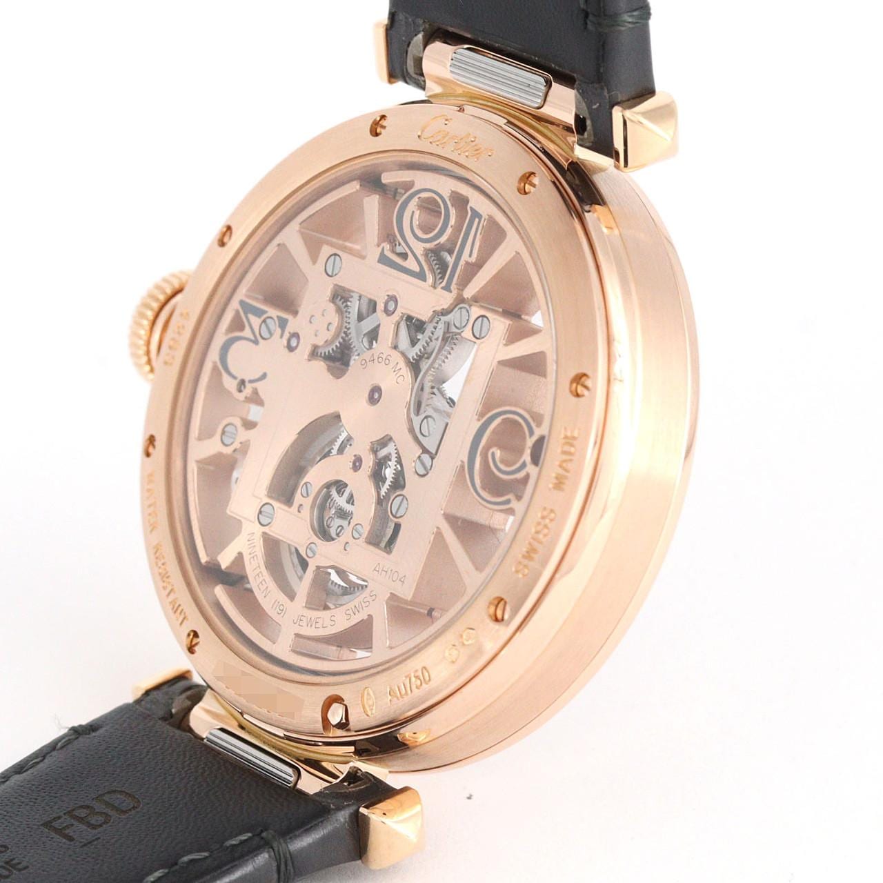 カルティエ パシャ･ドゥ･カルティエ トゥールビヨン PG WHPA0006 PG･RG 手巻