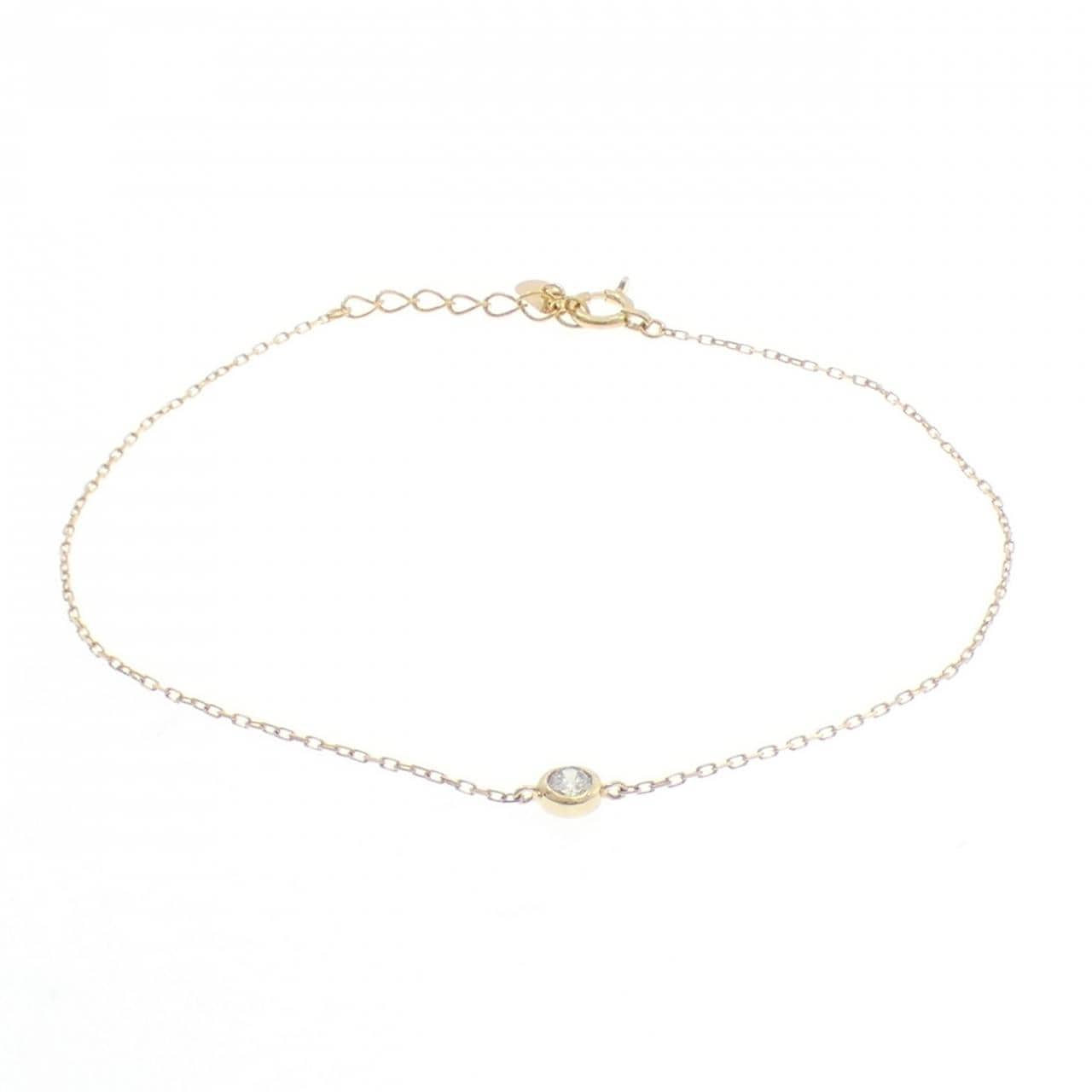 K18YG ダイヤモンド ブレスレット 0.080CT