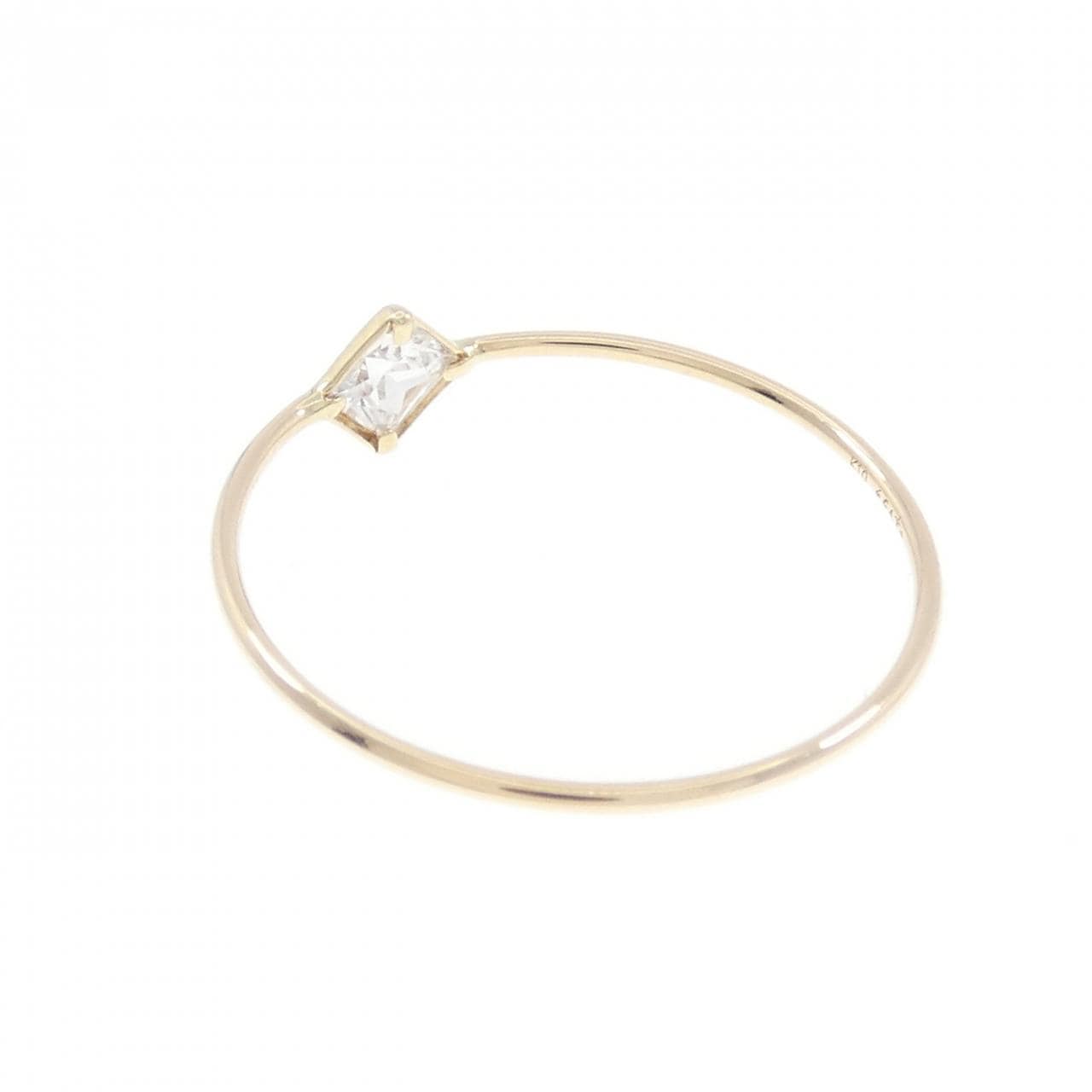 アガット キュービック リング