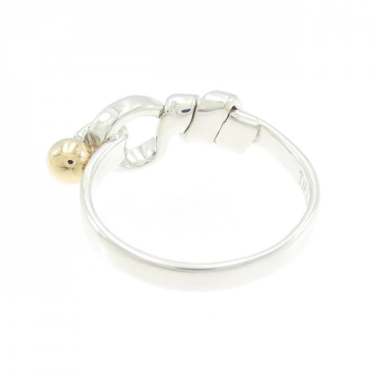 【ヴィンテージ】ティファニー フラットワイヤーラブノット リング