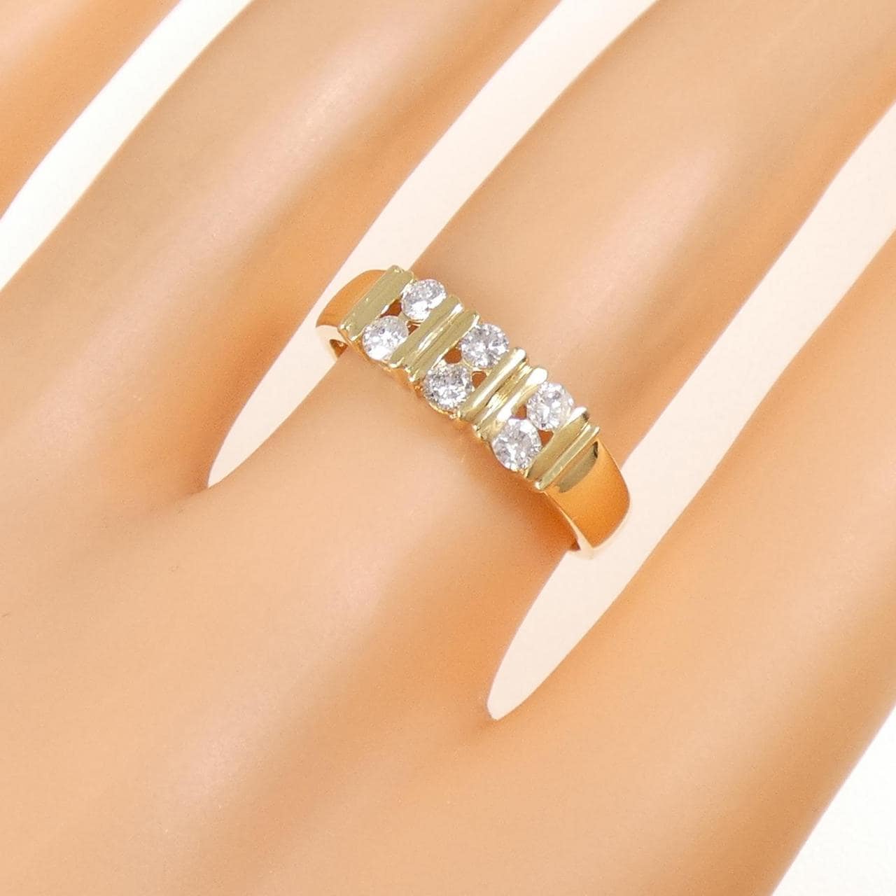 K18YG ダイヤモンド リング 0.30CT