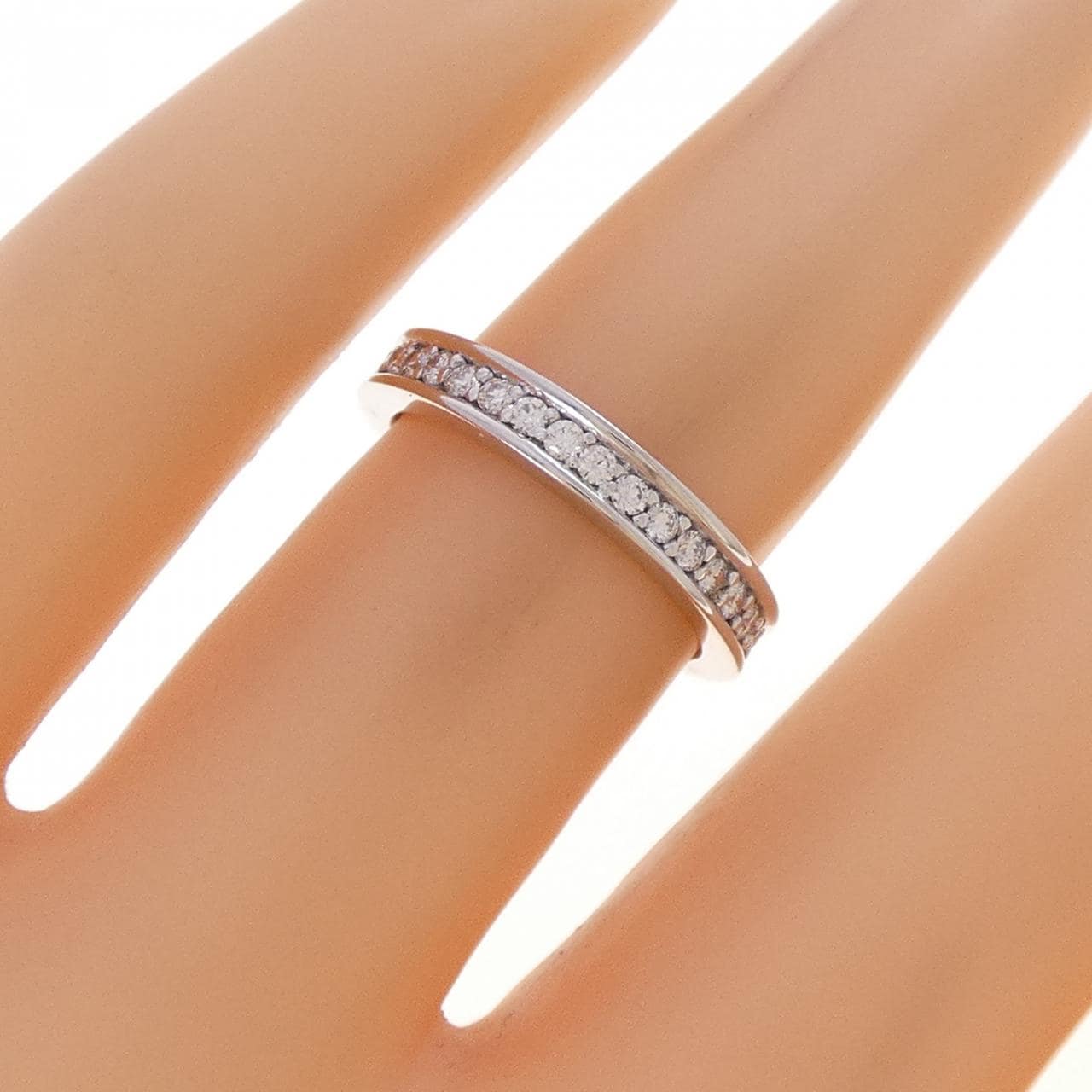 K18WG ダイヤモンド リング 0.212CT