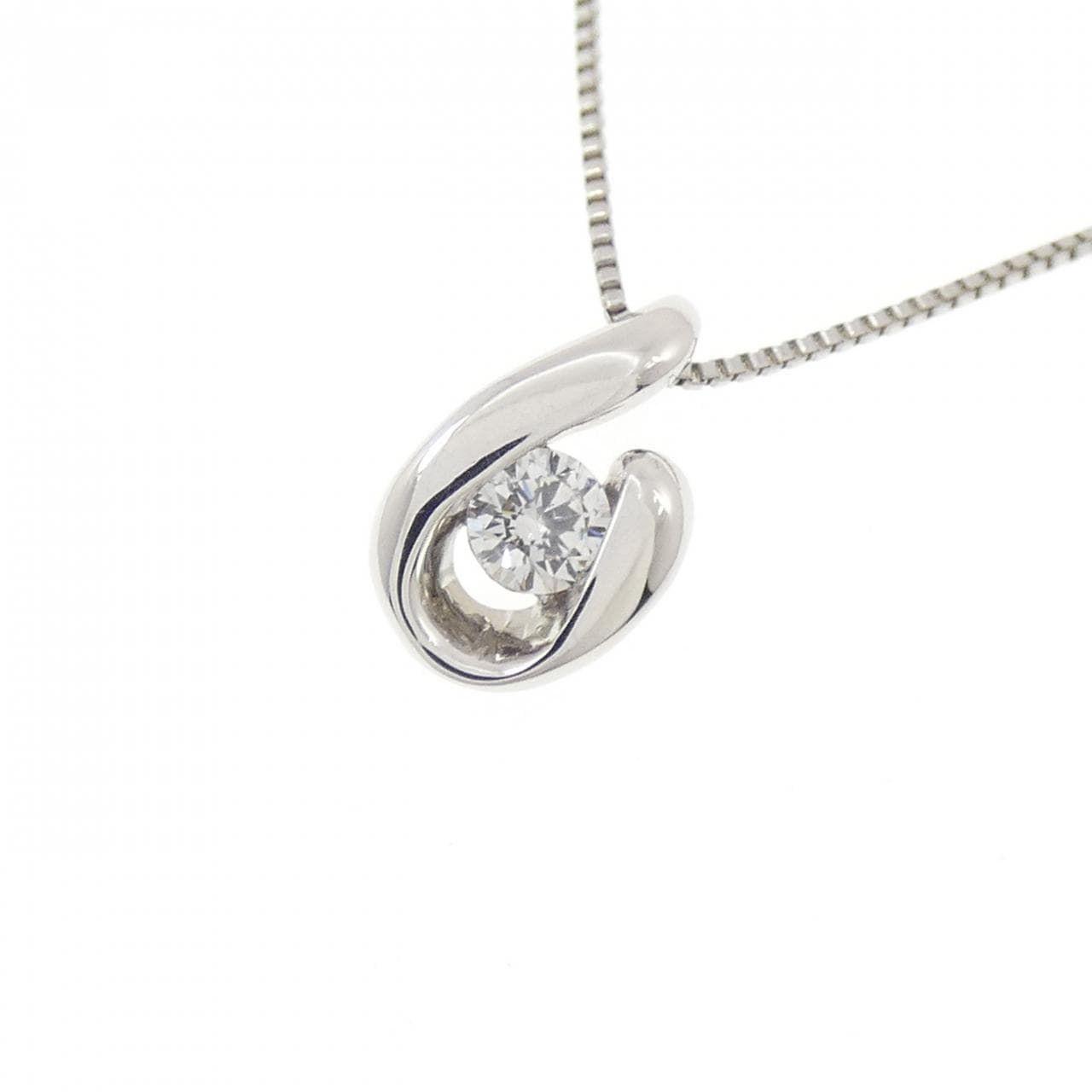 PT900/PT850 ダイヤモンド ネックレス 0.10CT