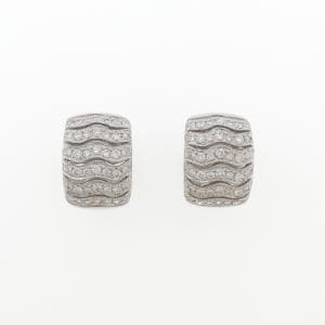 18KWG ダイヤモンド ピアス