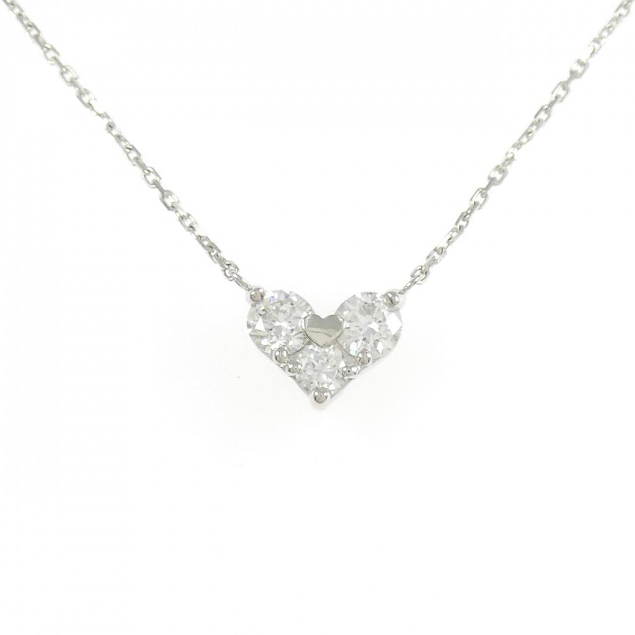PT900/PT850 ダイヤモンド ネックレス 0.759CT E-F SI1 VG