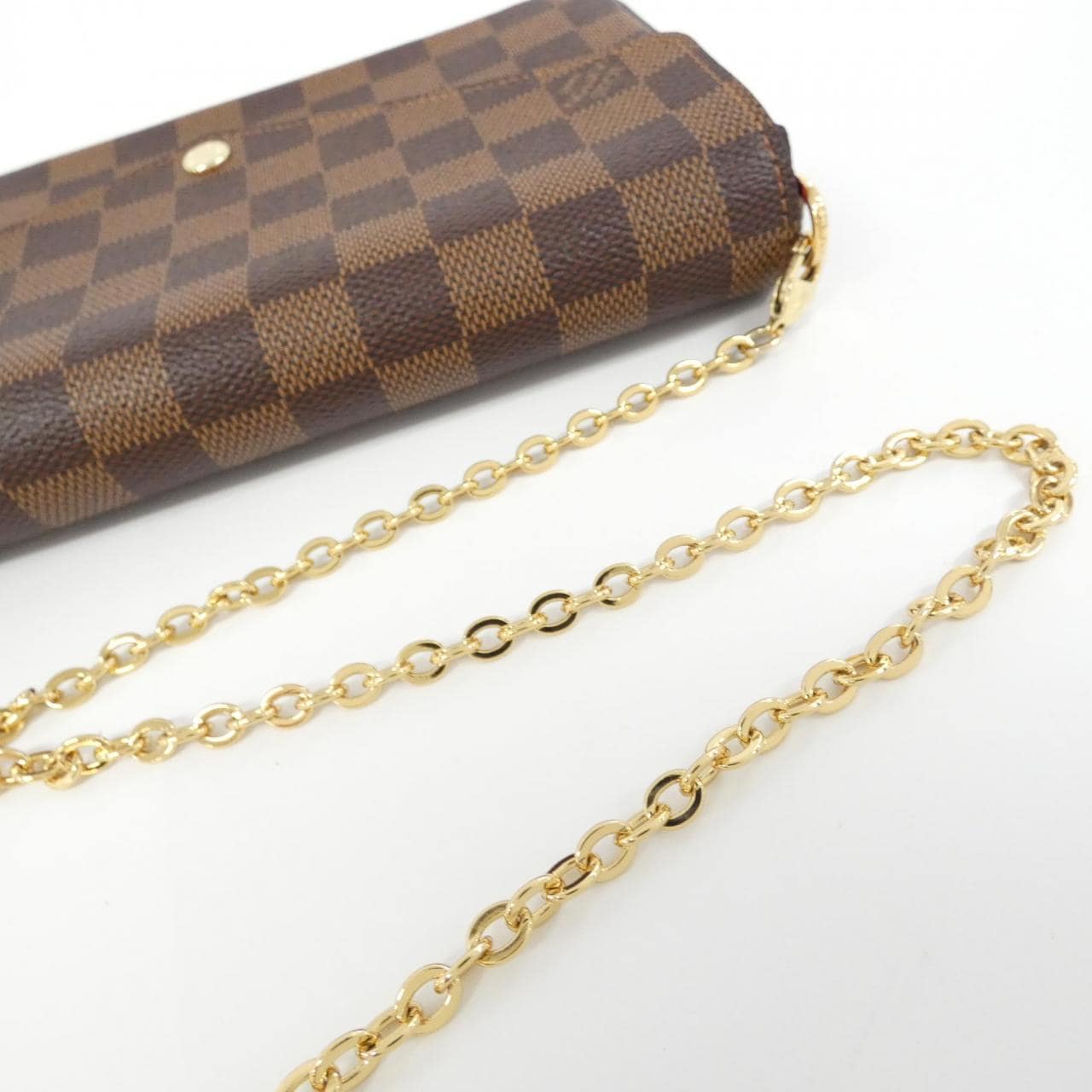 LOUIS VUITTON Damier Pochette Félicie N40492 單肩包