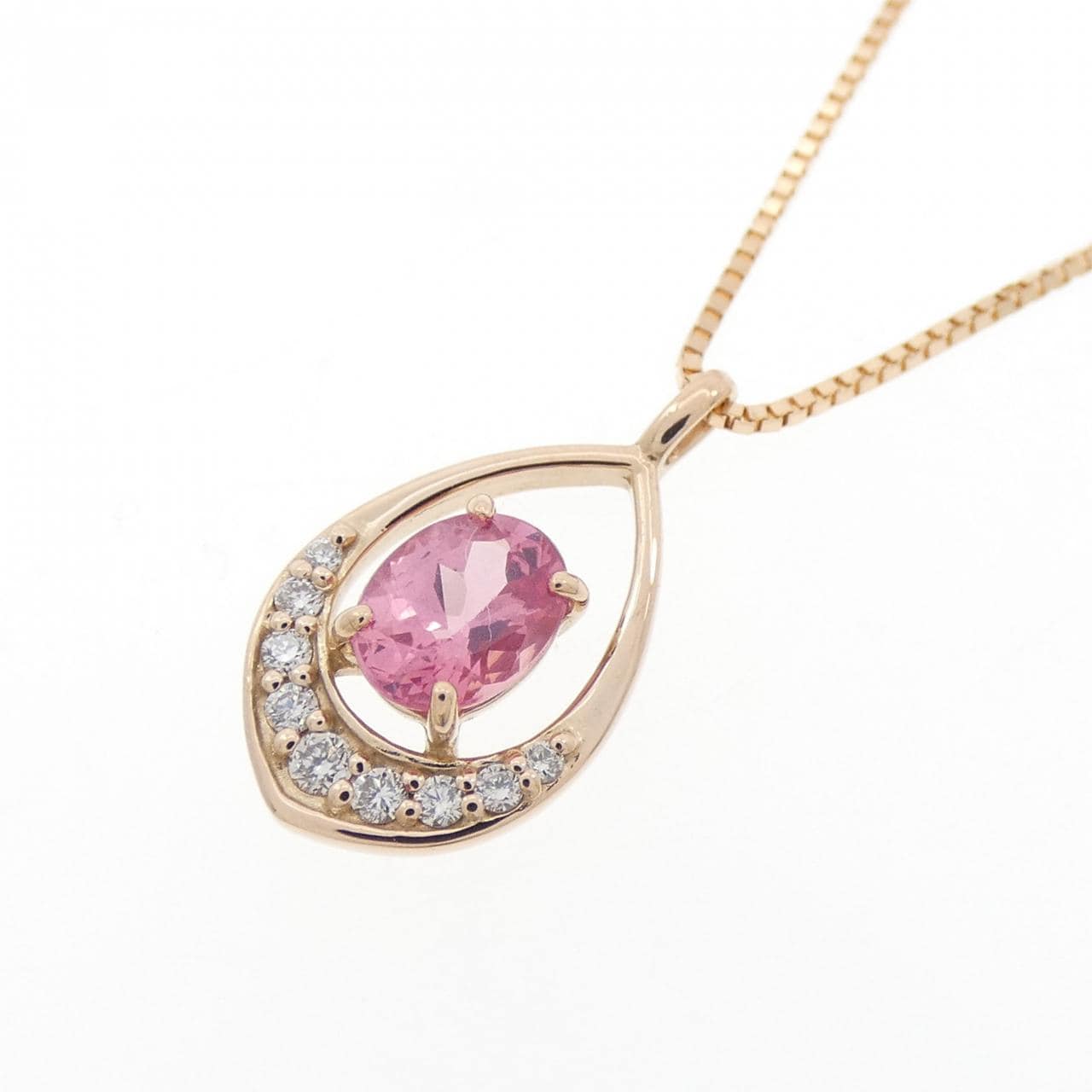 K18PG スピネル ネックレス 0.36CT