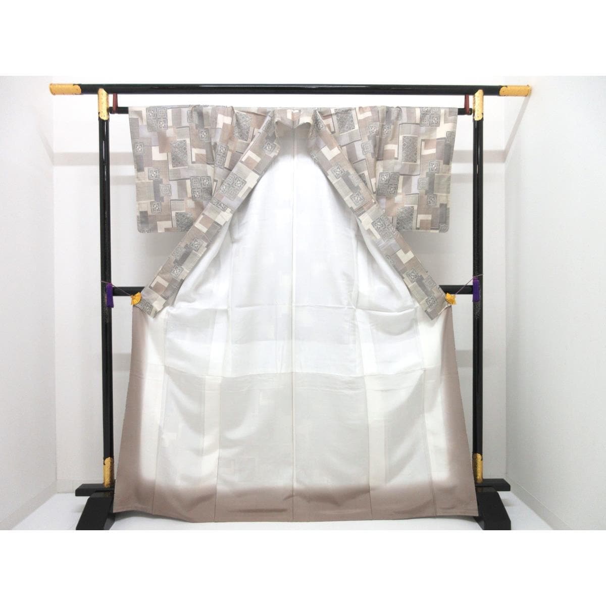 【未使用品】紬　【本場大島紬】証紙付　十二マルキ