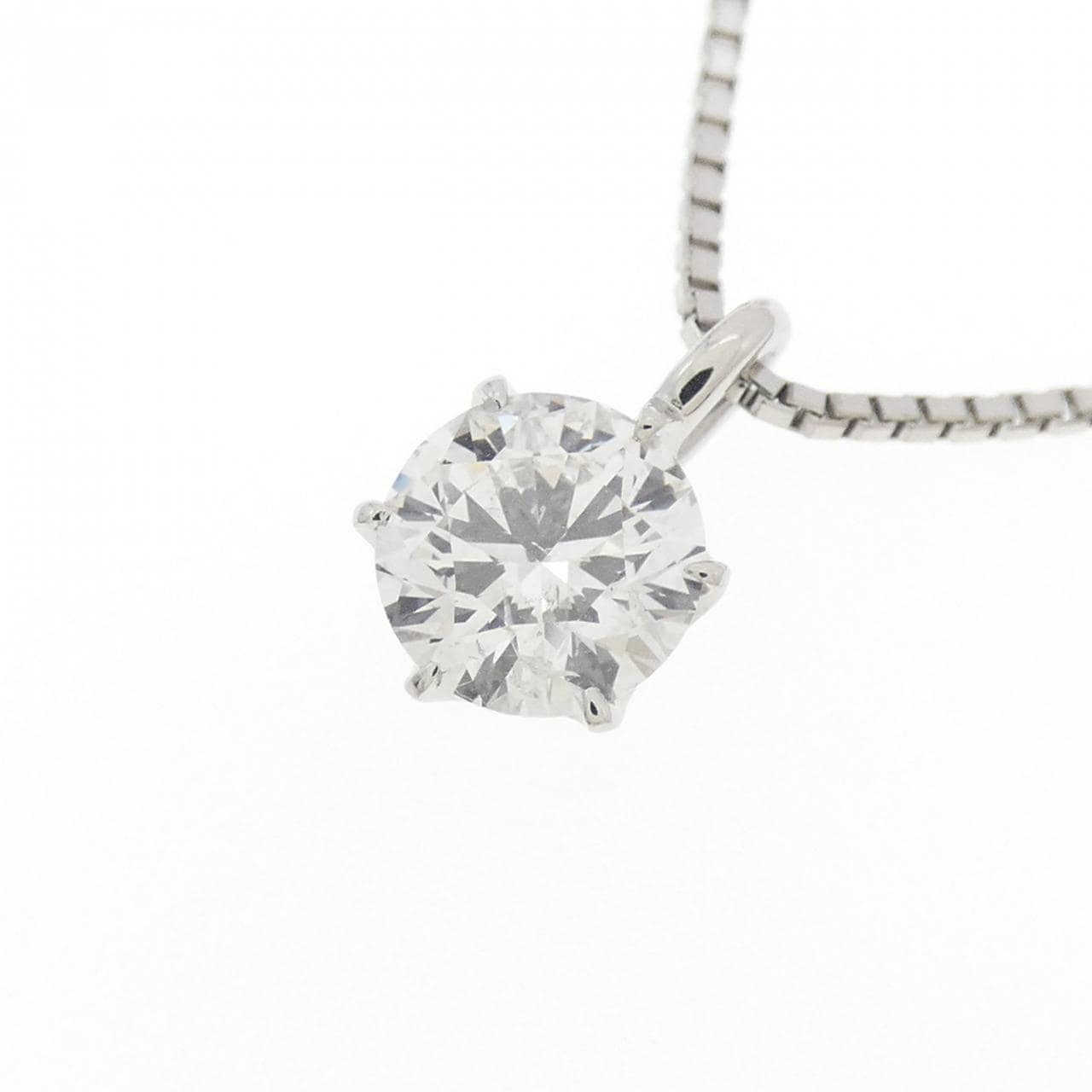 PT900/PT850 Diamond Necklace 0.809CT F SI2 VG