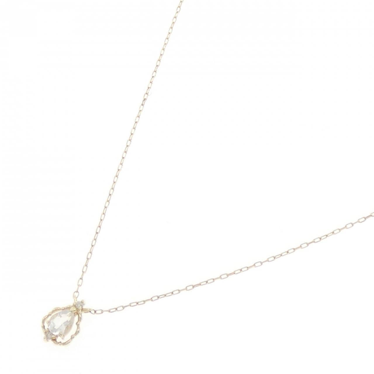 K10YG ムーンストーン ネックレス