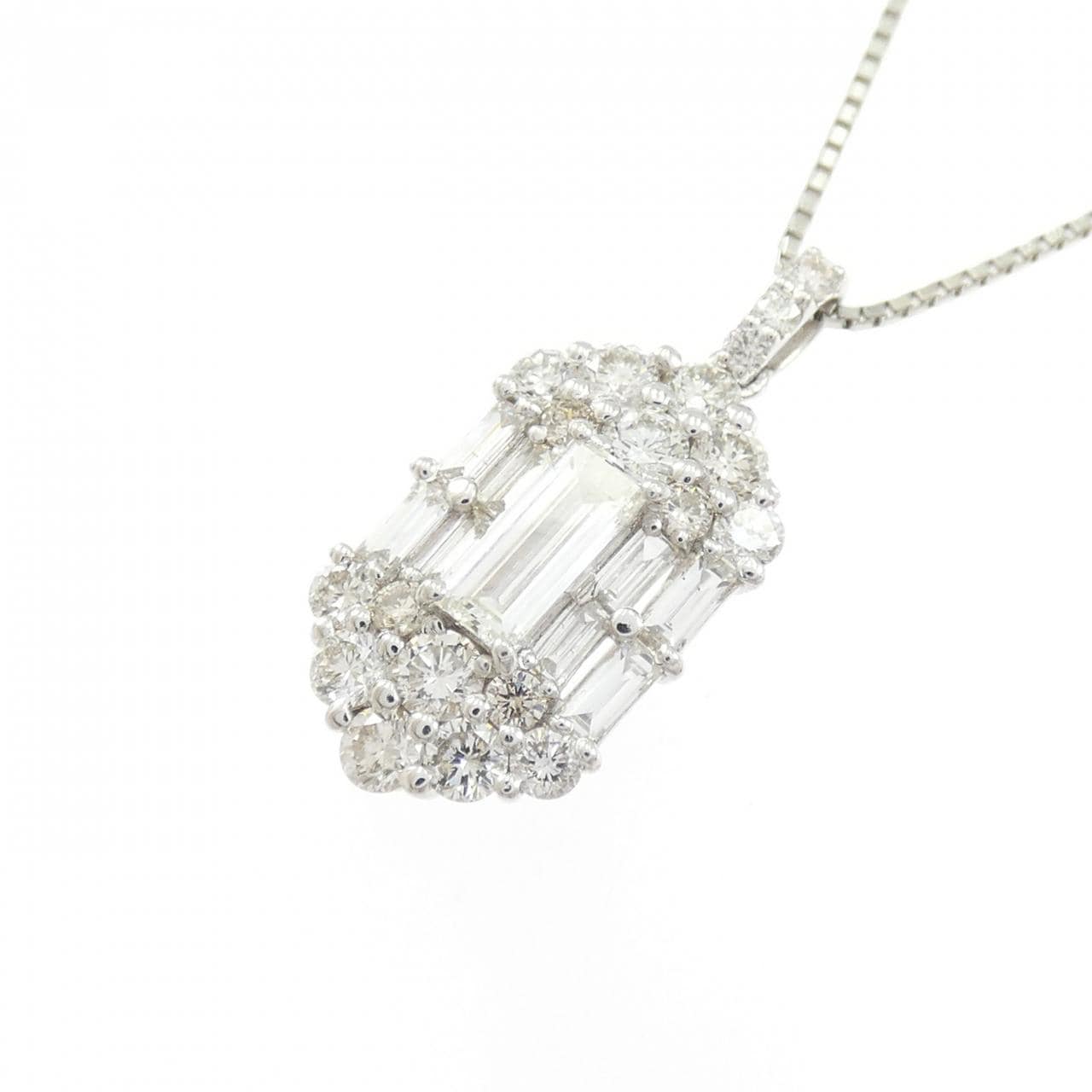 PT900/PT850 ダイヤモンド ネックレス 0.24CT