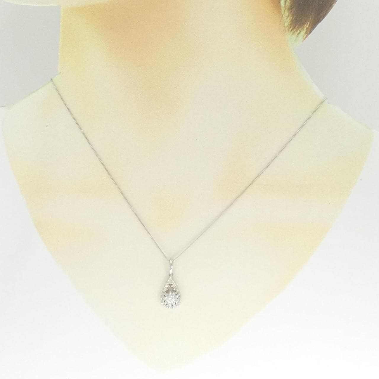 PT900/PT850 ダイヤモンド ネックレス 0.401CT