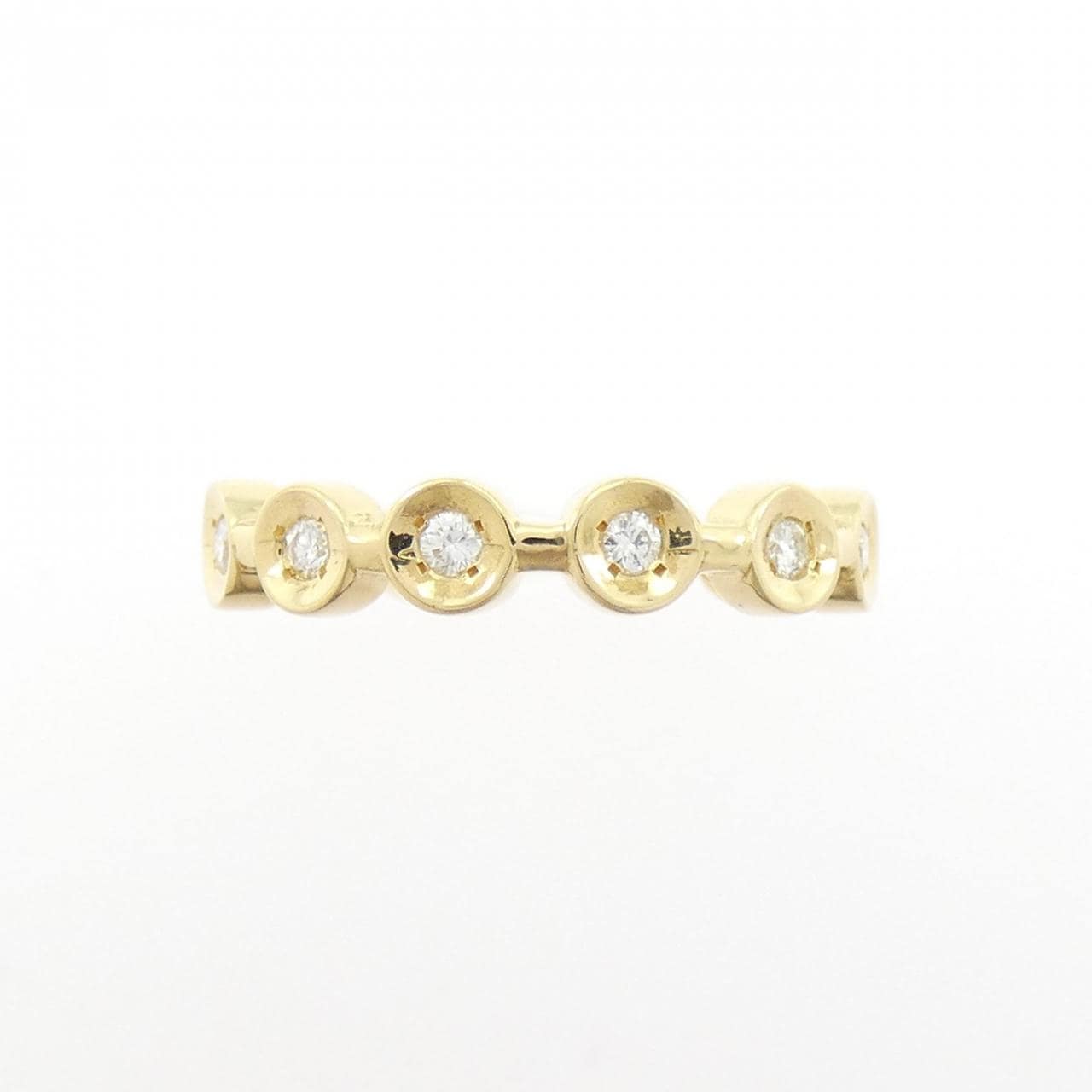 K18YG ダイヤモンド リング 0.24CT