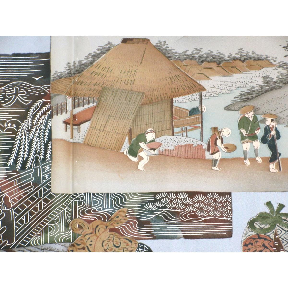 男物　きもの・羽織２点セット